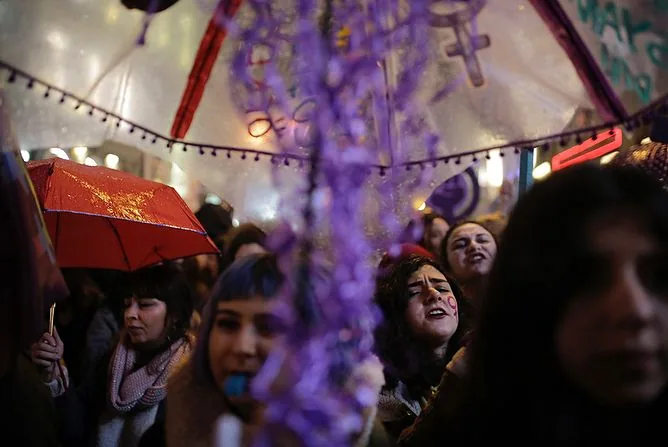 8 Mart Feminist Gece Yürüyüşü / 2018 / Foto: Serra Akcan