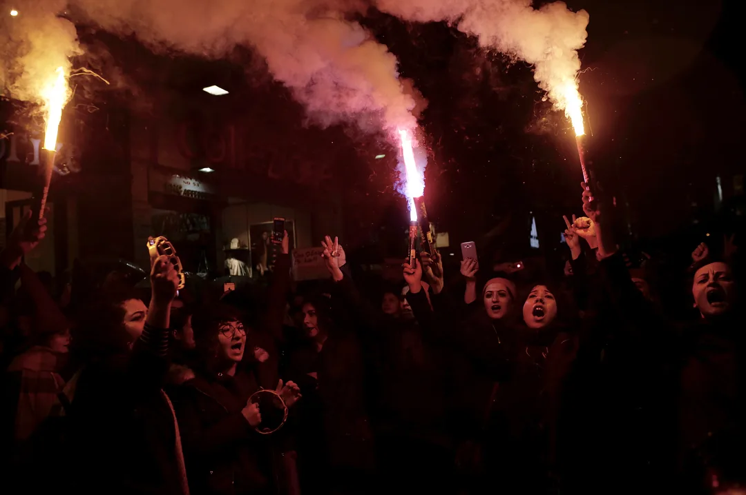 8 Mart Feminist Gece Yürüyüşü / 2018 / Foto: Serra Akcan