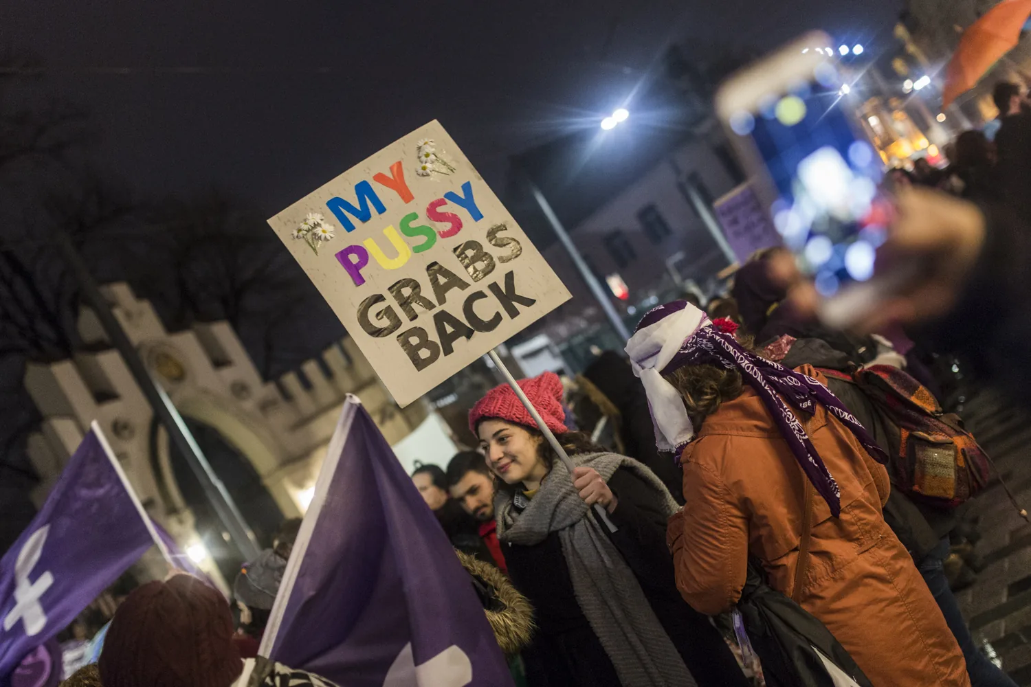 8 Mart Feminist Gece Yürüyüşü / 2018 / Foto: Şener Yılmaz Aslan