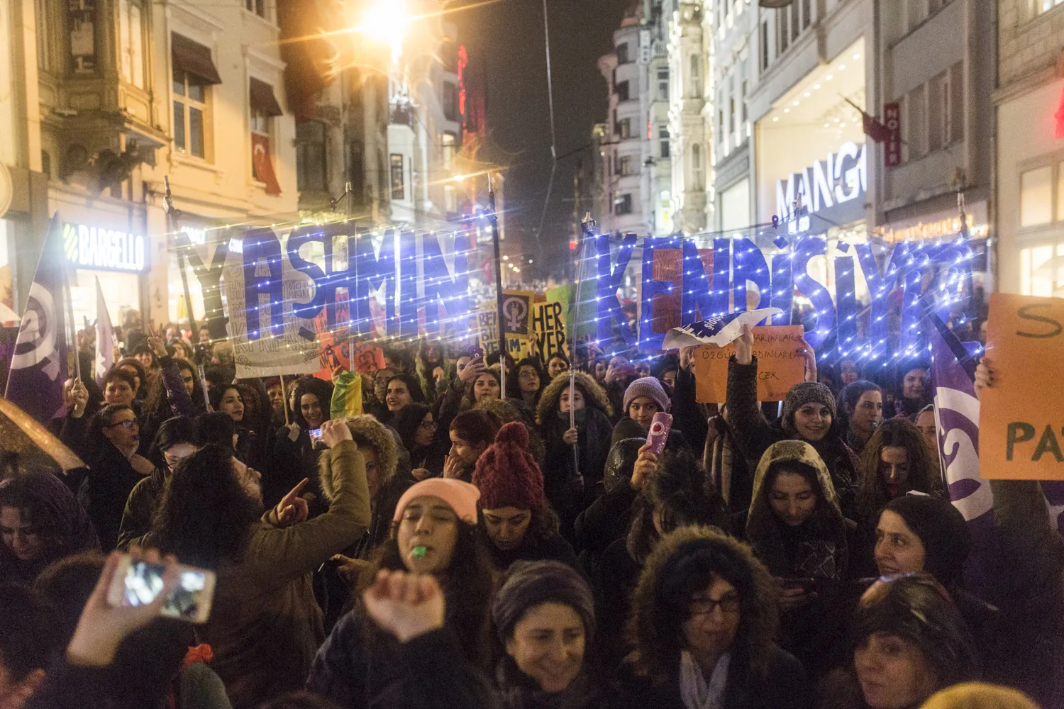 8 Mart Feminist Gece Yürüyüşü / 2018 / Foto: Şener Yılmaz Aslan