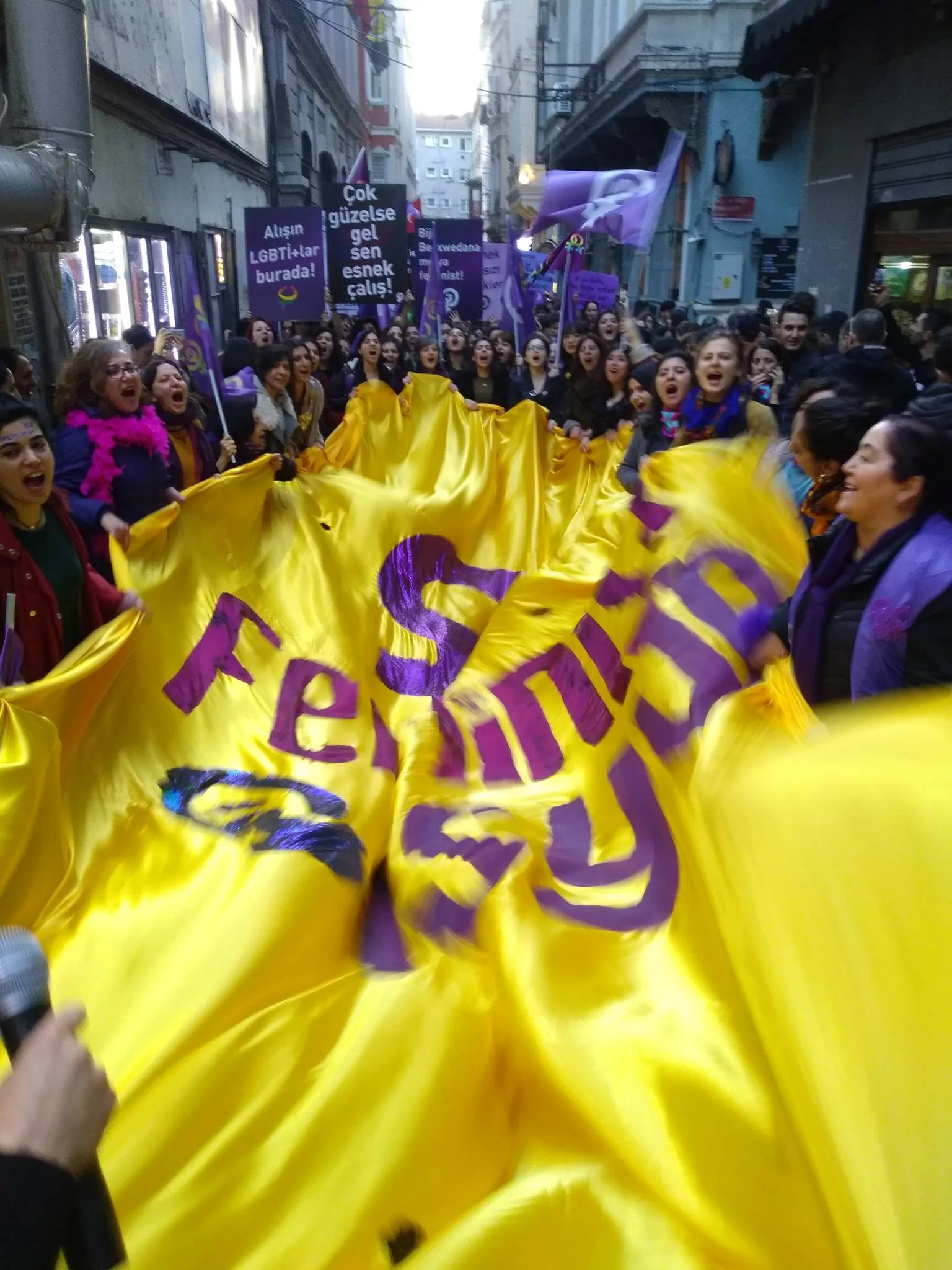 8 Mart Feminist Gece Yürüyüşü / 2019 / Foto: Bilinmiyor