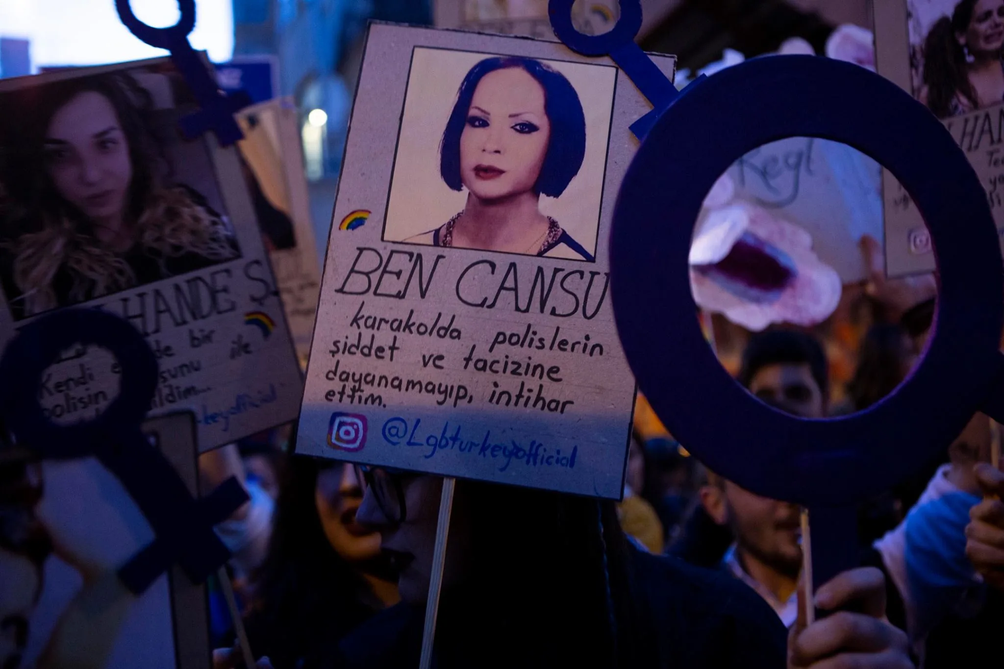 8 Mart Feminist Gece Yürüyüşü / 2019 / Foto: Hale Güzin Kızılaslan