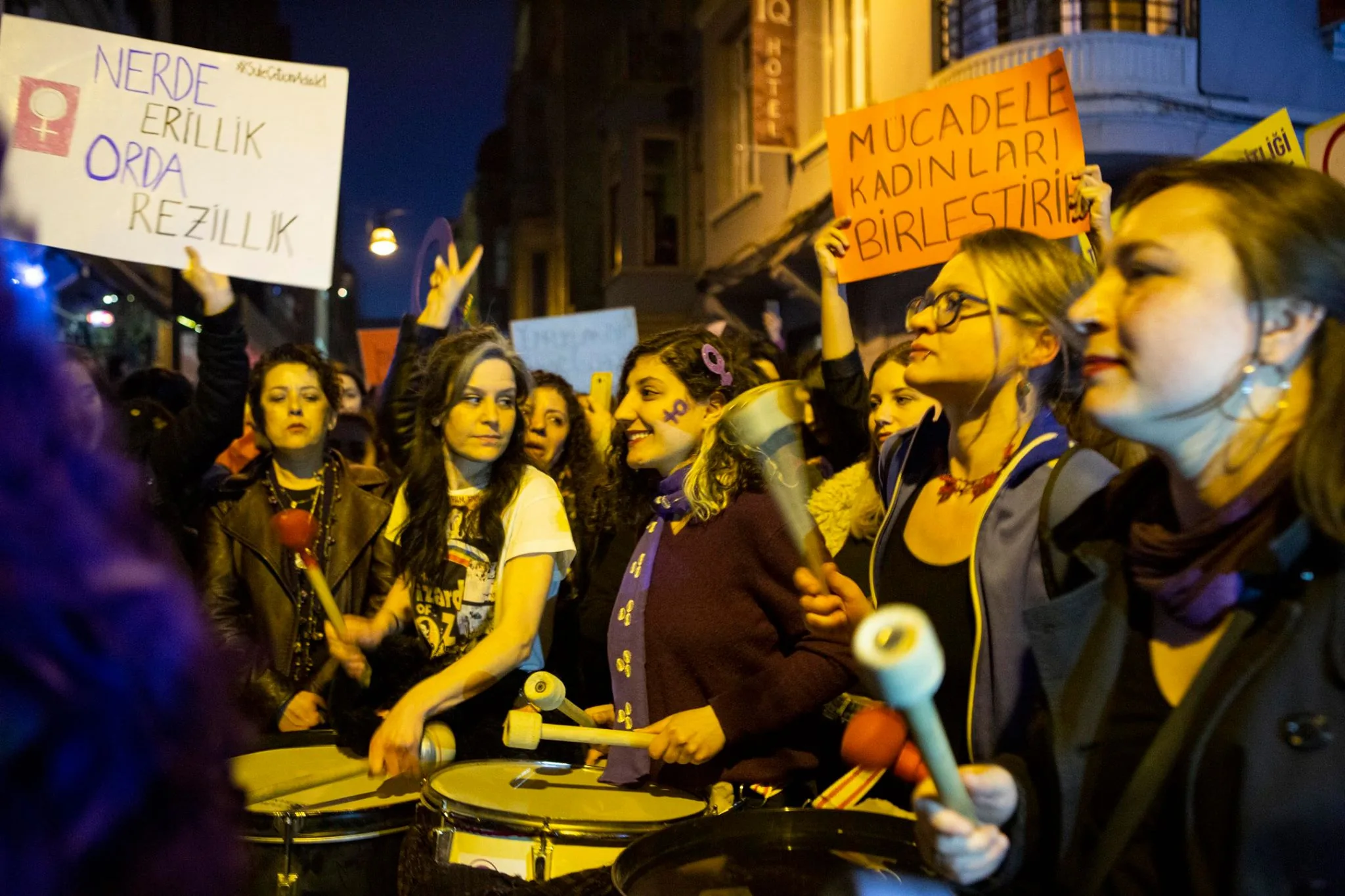 8 Mart Feminist Gece Yürüyüşü / 2019 / Foto: Hale Güzin Kızılaslan