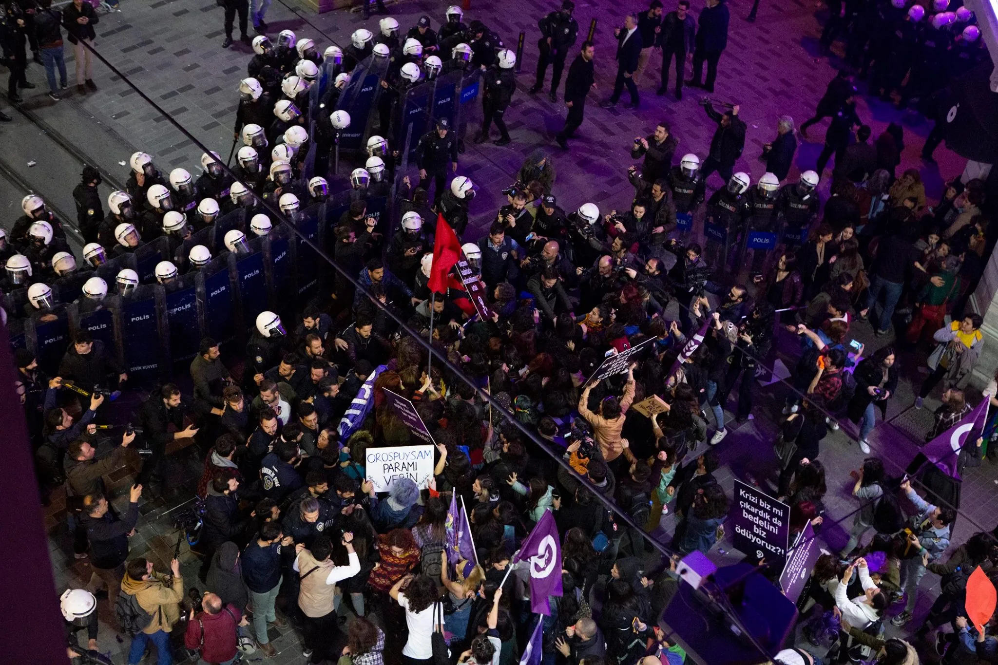 8 Mart Feminist Gece Yürüyüşü / 2019 / Foto: Hale Güzin Kızılaslan