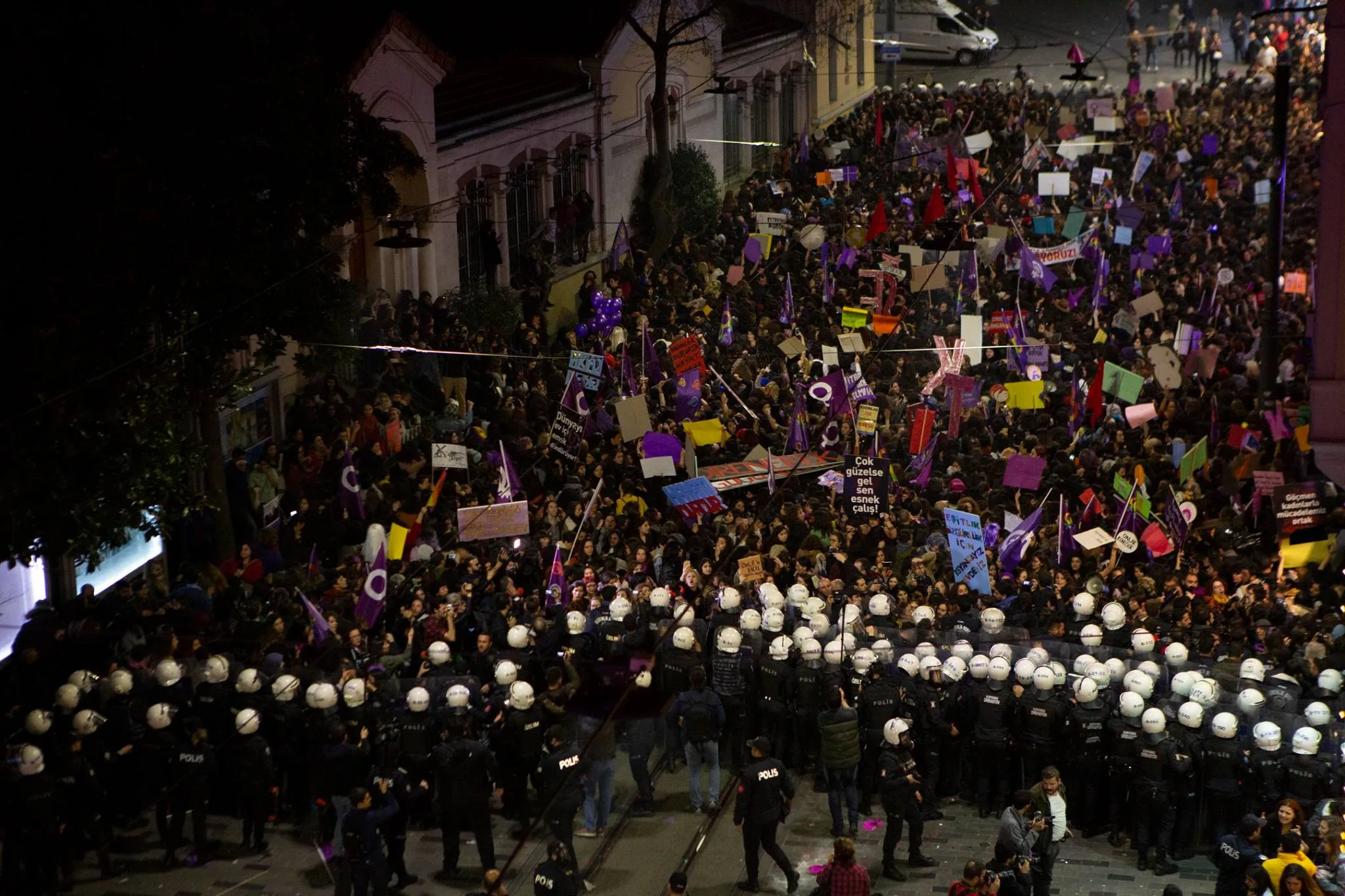 8 Mart Feminist Gece Yürüyüşü / 2019 / Foto: Hale Güzin Kızılaslan