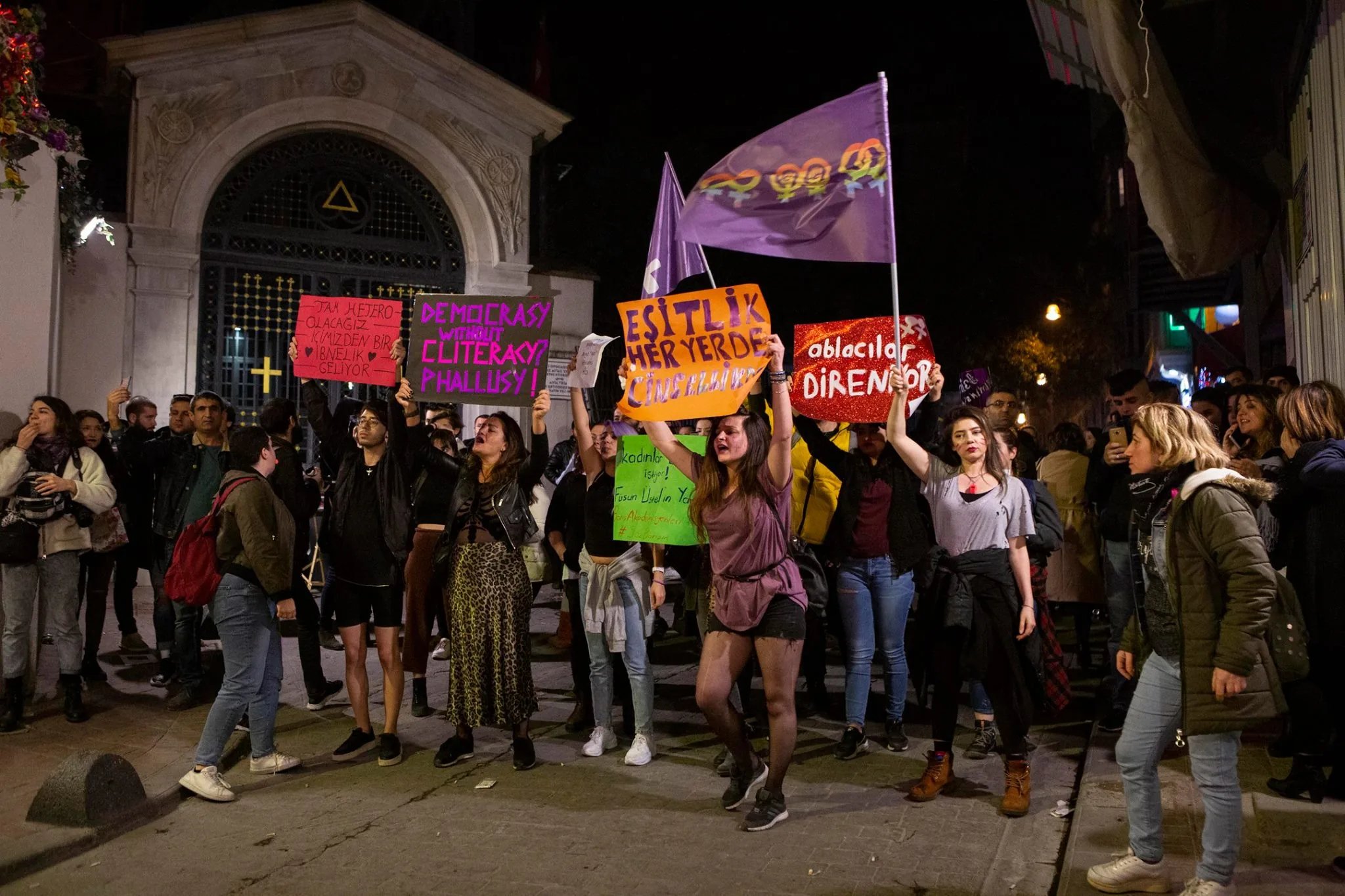 8 Mart Feminist Gece Yürüyüşü / 2019 / Foto: Hale Güzin Kızılaslan
