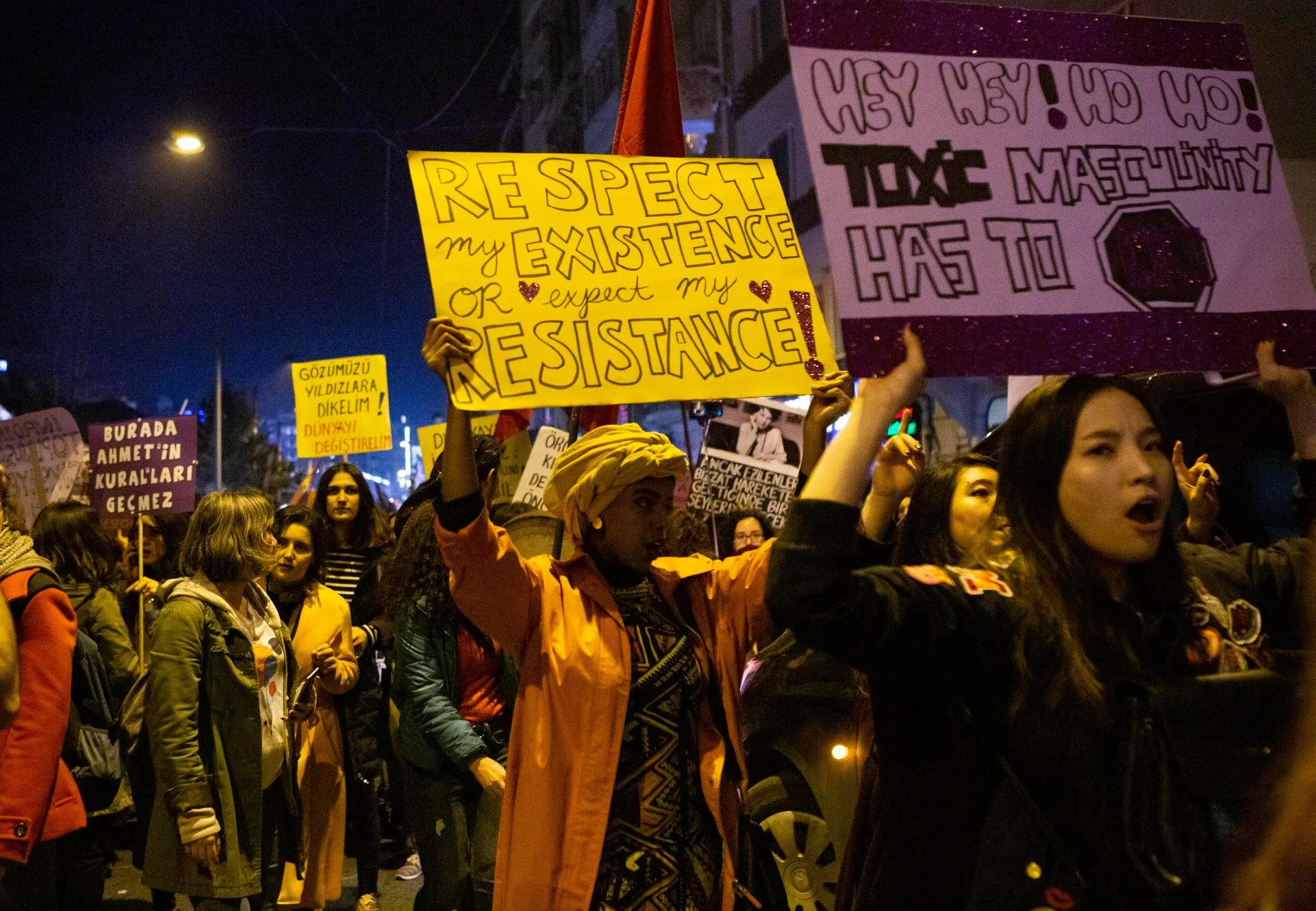 8 Mart Feminist Gece Yürüyüşü / 2019 / Foto: Hale Güzin Kızılaslan
