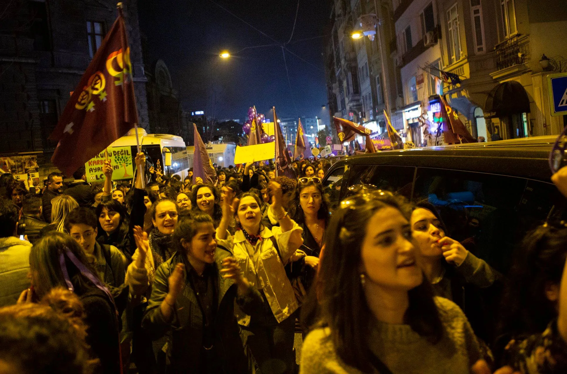 8 Mart Feminist Gece Yürüyüşü / 2019 / Foto: Hale Güzin Kızılaslan