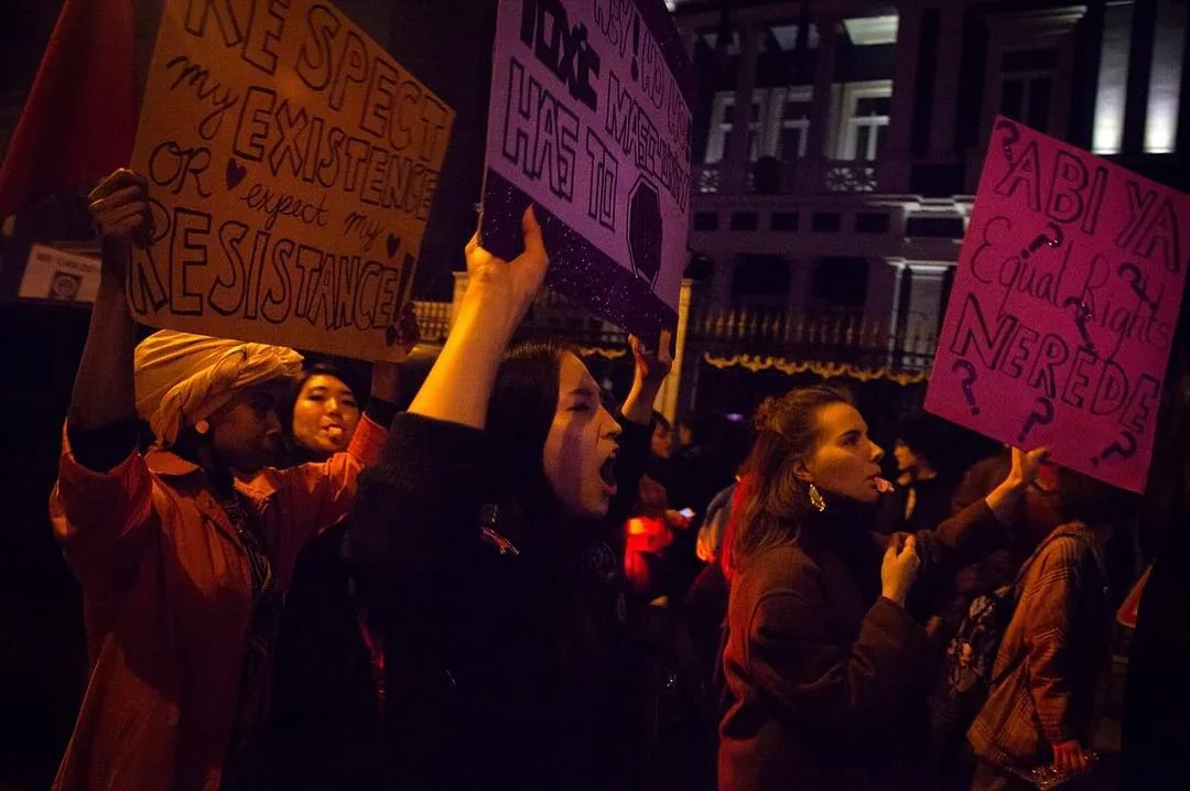 8 Mart Feminist Gece Yürüyüşü / 2019 / Foto: Meltem Ulusoy