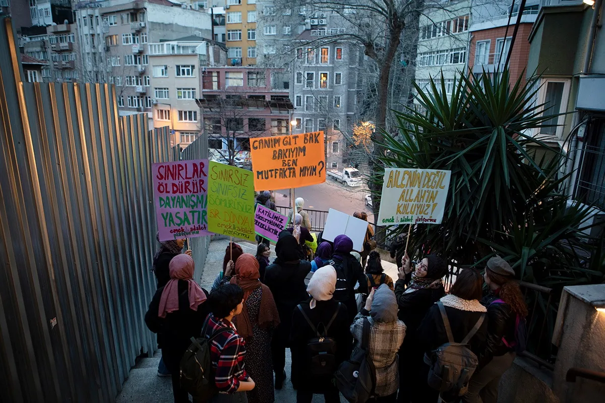 8 Mart Feminist Gece Yürüyüşü / 2019 / Foto: Serra Akcan