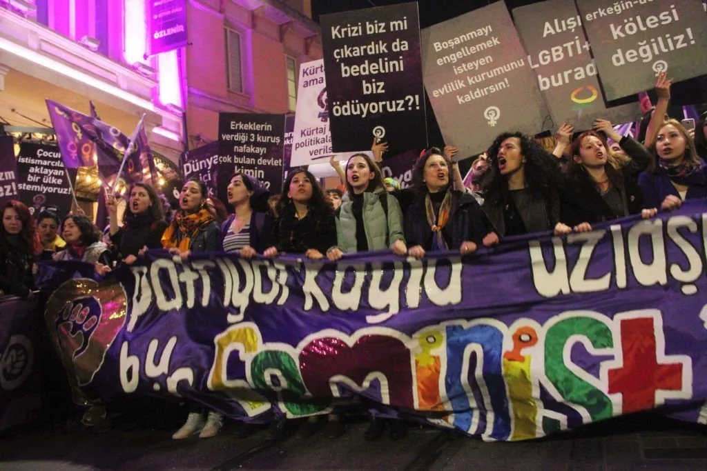 8 Mart Feminist Gece Yürüyüşü / 2019 / Foto: Zeynep Kuray