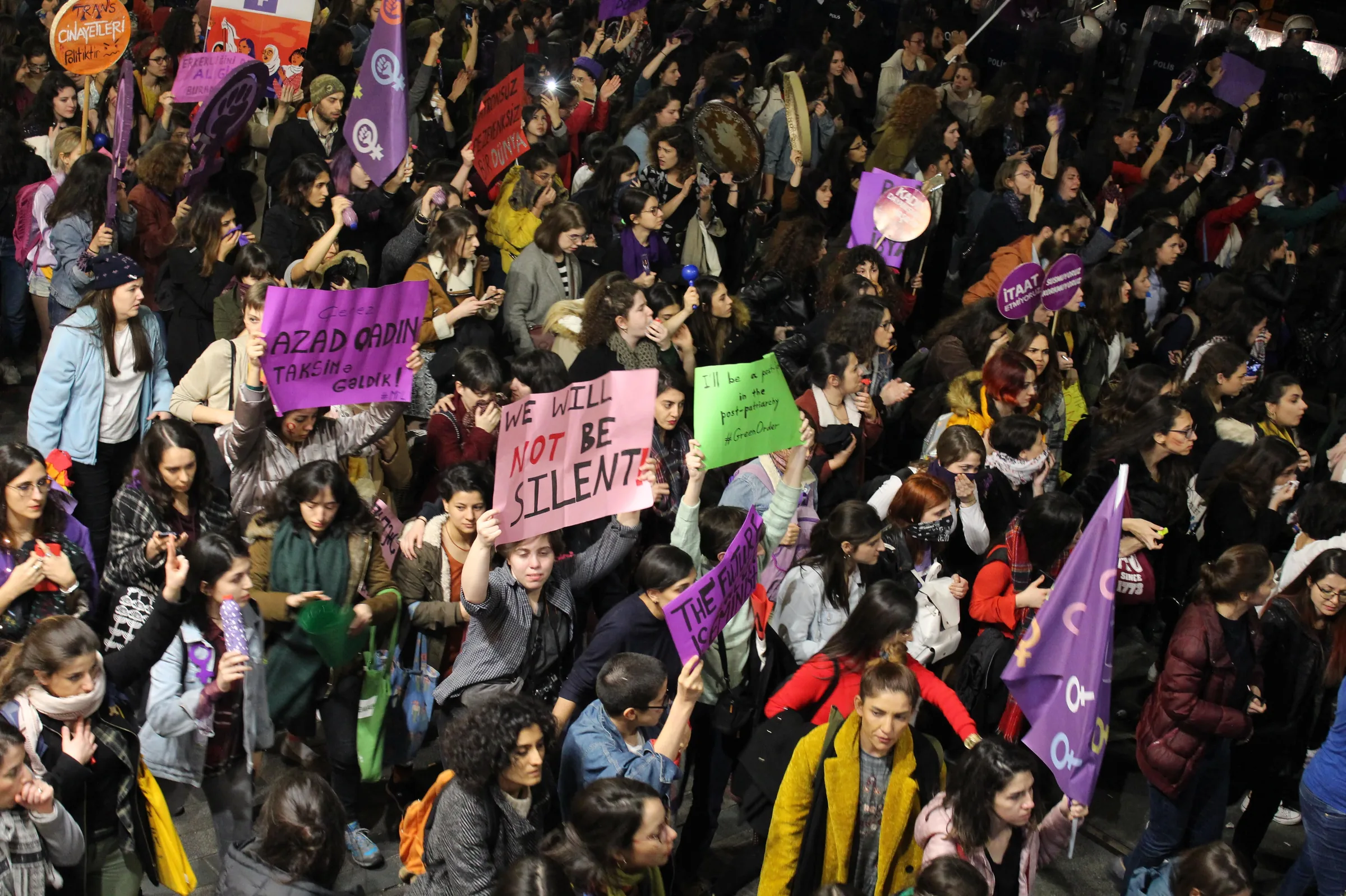 8 Mart Feminist Gece Yürüyüşü / 2019 / Foto: Selma Eroğlu
