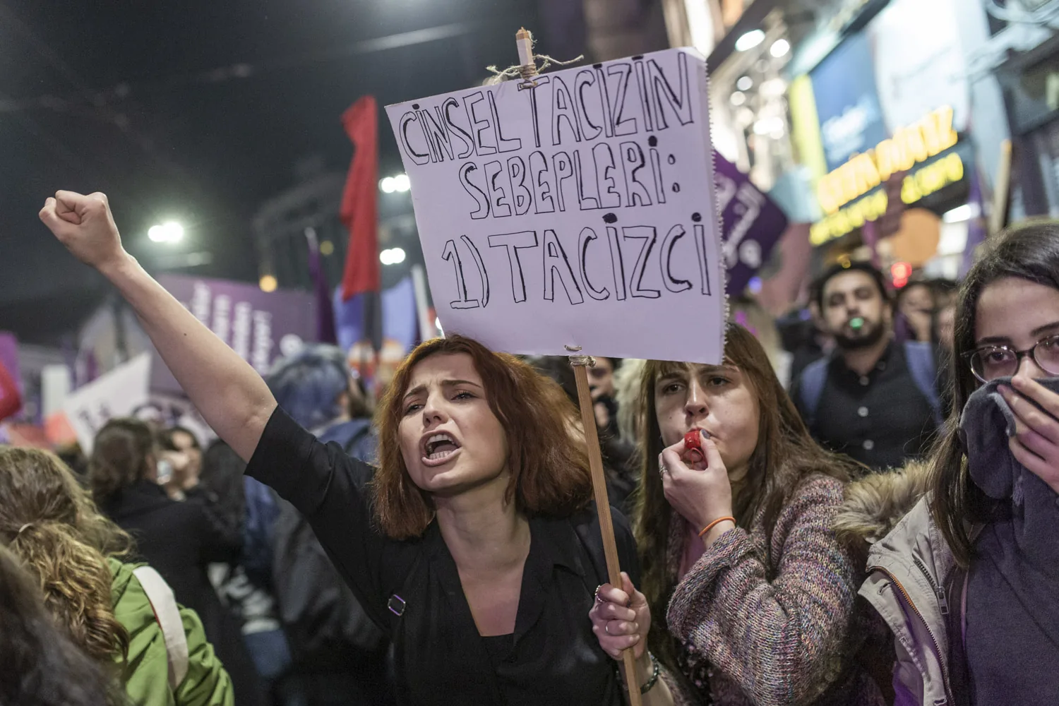 8 Mart Feminist Gece Yürüyüşü / 2019 / Foto: Şener Yılmaz Aslan