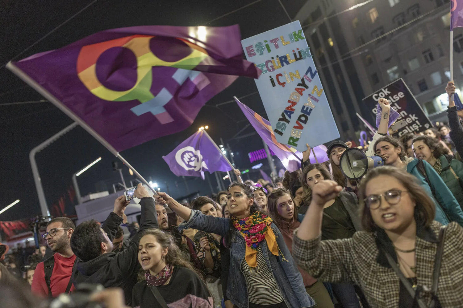8 Mart Feminist Gece Yürüyüşü / 2019 / Foto: Şener Yılmaz Aslan