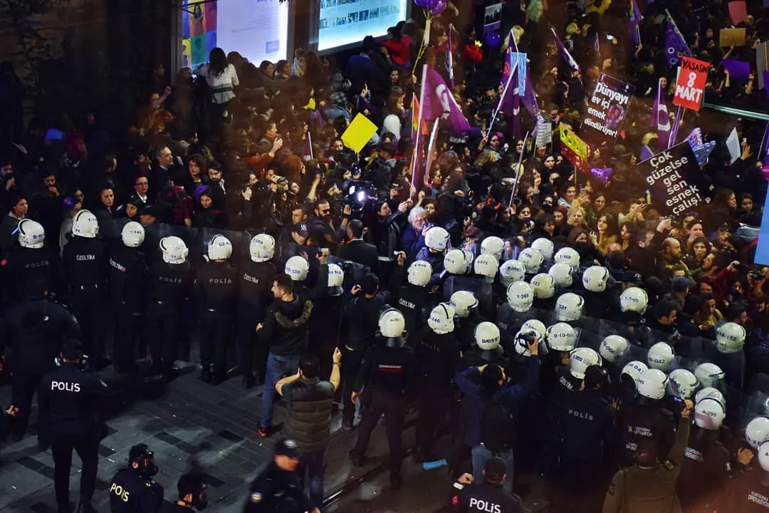 8 Mart Feminist Gece Yürüyüşü / 2019 / Foto: Dilara Açıkgöz