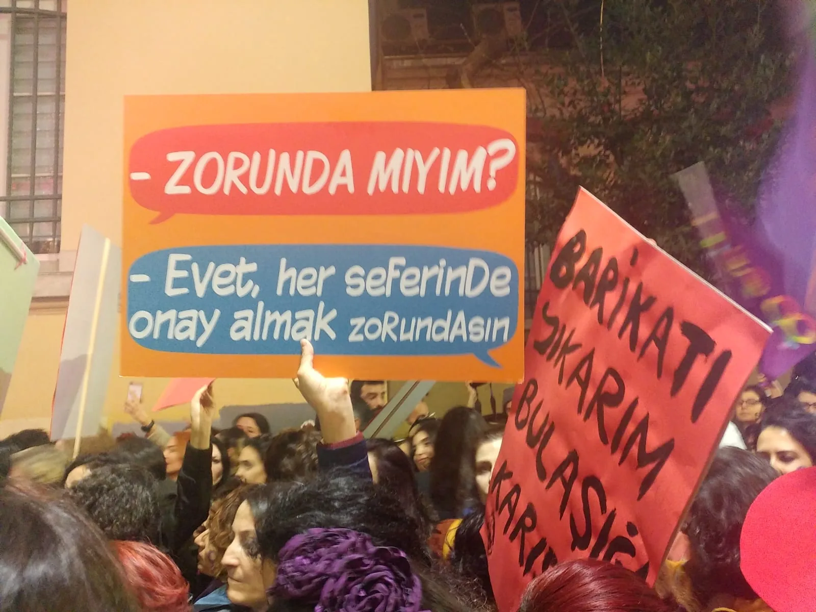 8 Mart Feminist Gece Yürüyüşü / 2019 / Foto: Ersan Kınık
