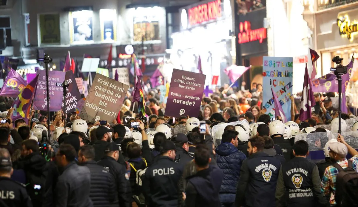 8 Mart Feminist Gece Yürüyüşü / 2019 / Foto: Murad Sezer / Reuters