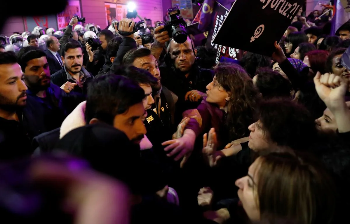 8 Mart Feminist Gece Yürüyüşü / 2019 / Foto: Murad Sezer / Reuters