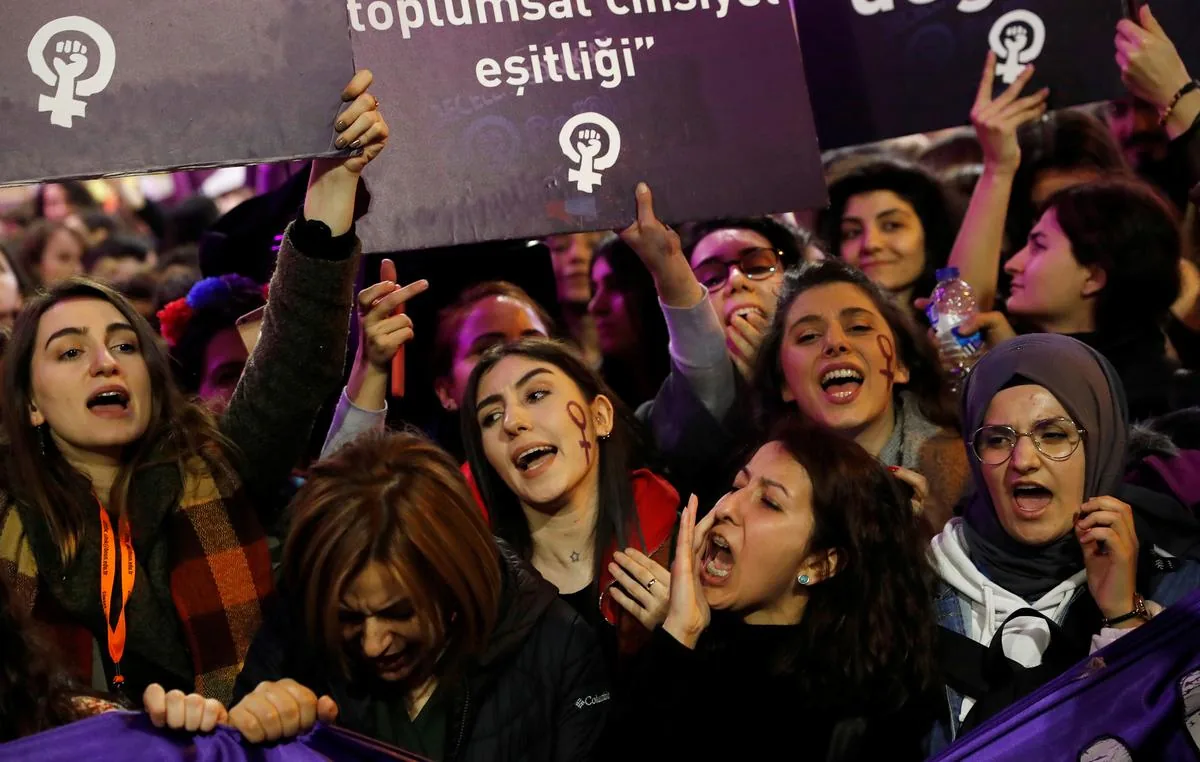 8 Mart Feminist Gece Yürüyüşü / 2019 / Foto: Murad Sezer / Reuters