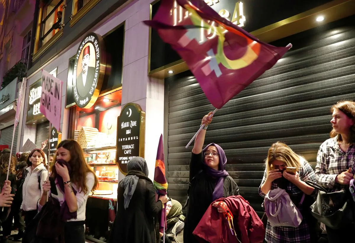 8 Mart Feminist Gece Yürüyüşü / 2019 / Foto: Murad Sezer / Reuters