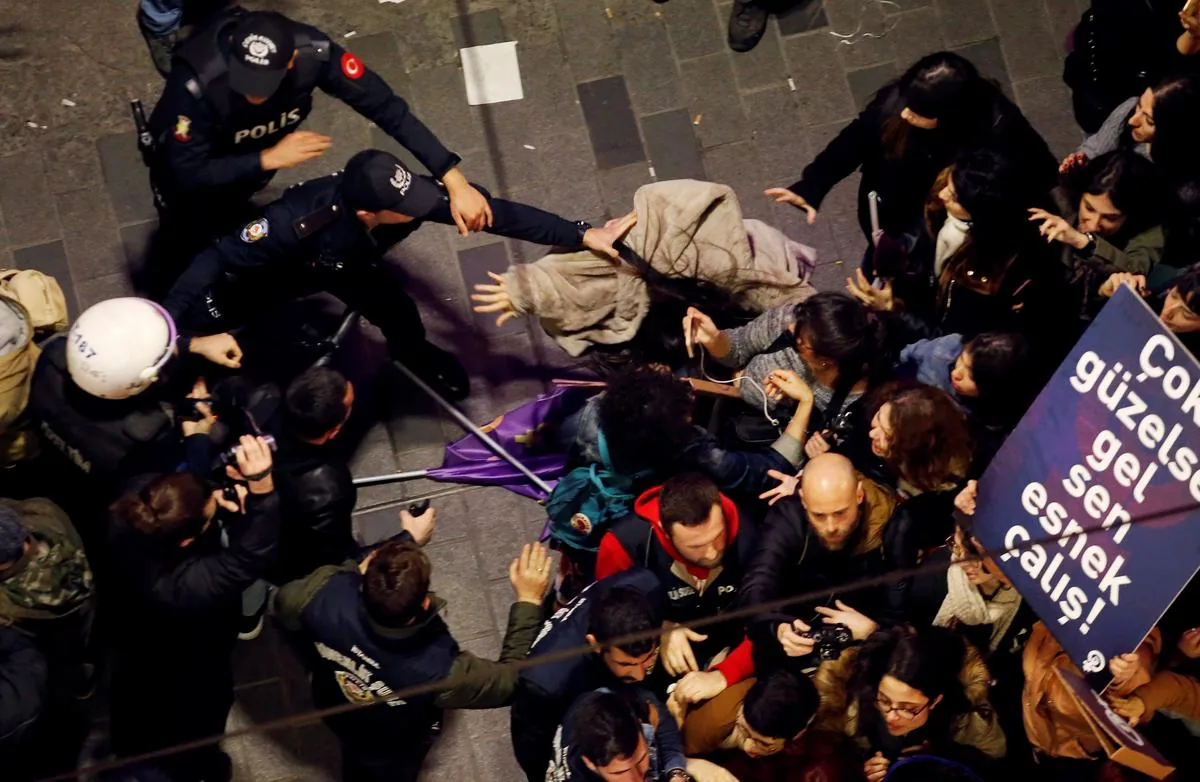 8 Mart Feminist Gece Yürüyüşü / 2019 / Foto: Kemal Aslan / Reuters