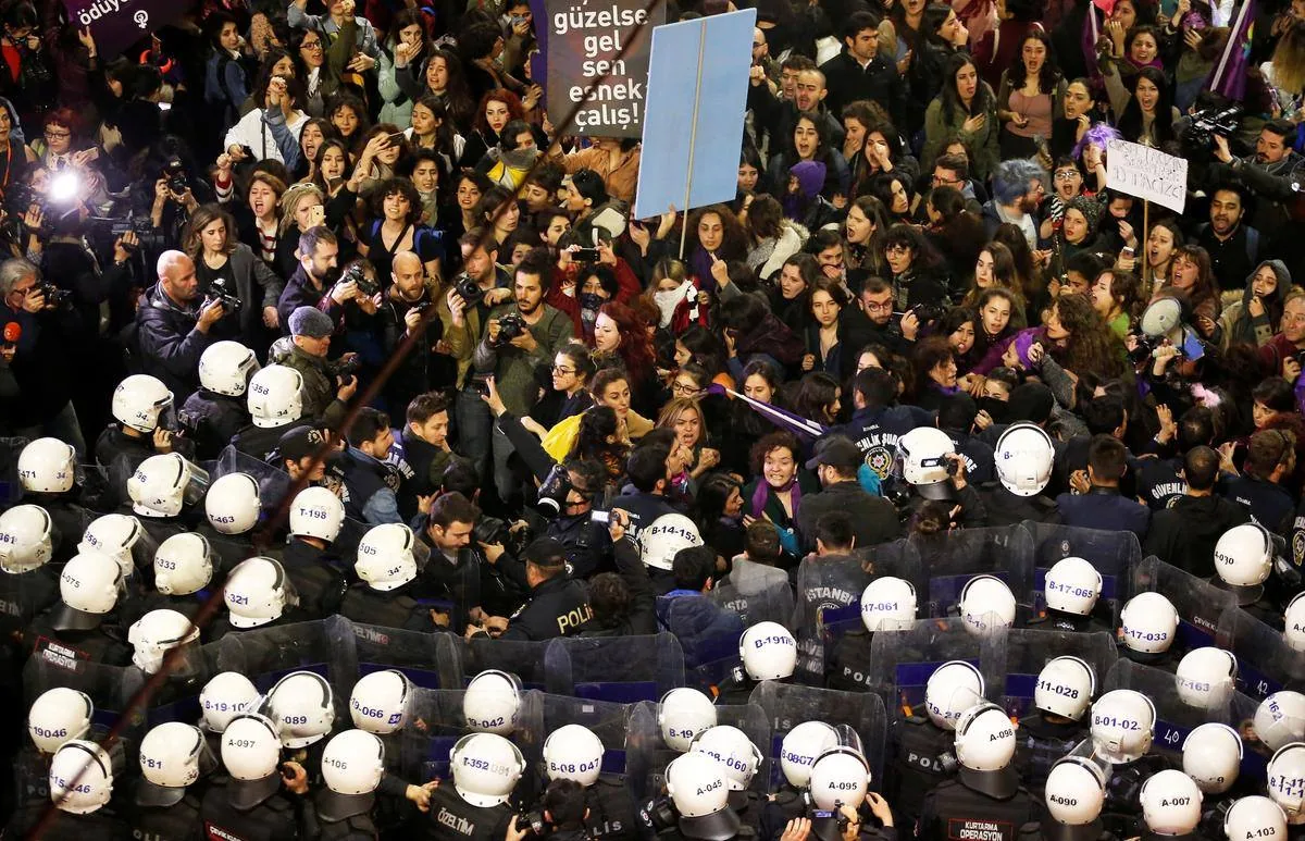 8 Mart Feminist Gece Yürüyüşü / 2019 / Foto: Kemal Aslan / Reuters