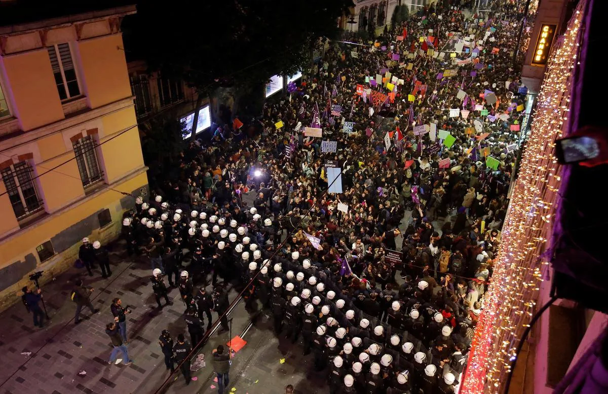 8 Mart Feminist Gece Yürüyüşü / 2019 / Foto: Kemal Aslan / Reuters