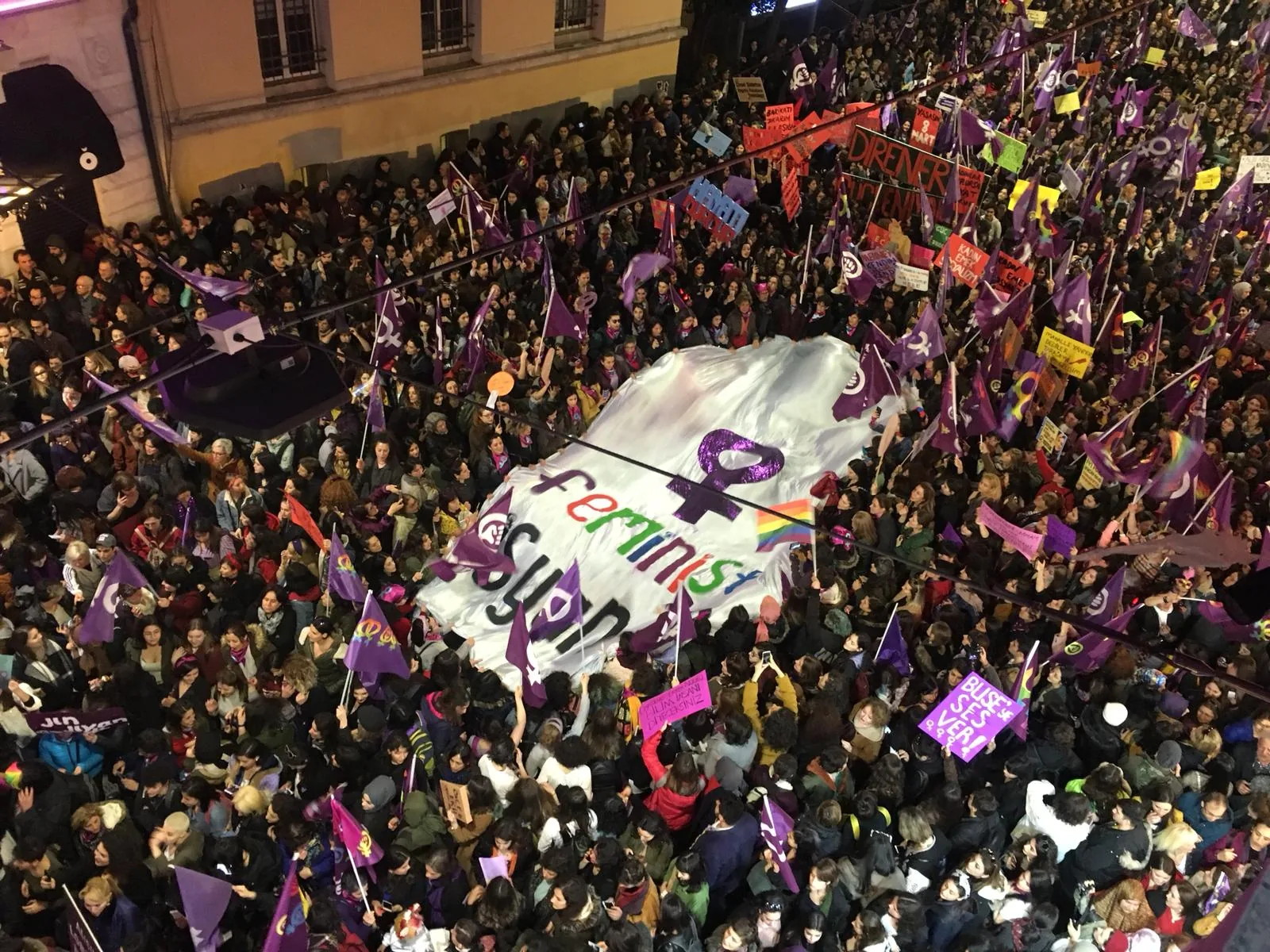 8 Mart Feminist Gece Yürüyüşü / 2019 / Foto: T24