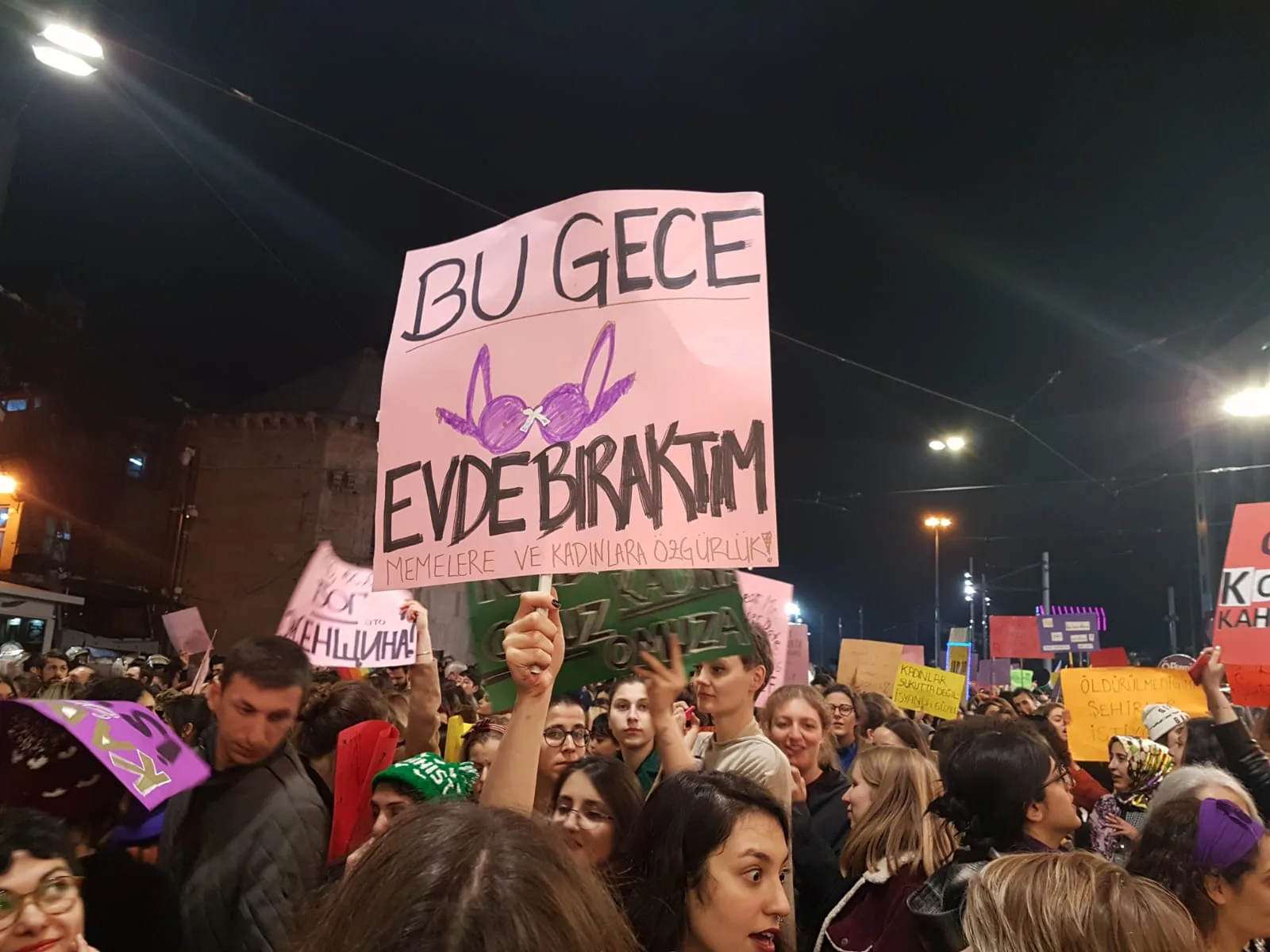 8 Mart Feminist Gece Yürüyüşü / 2019 / Foto: T24