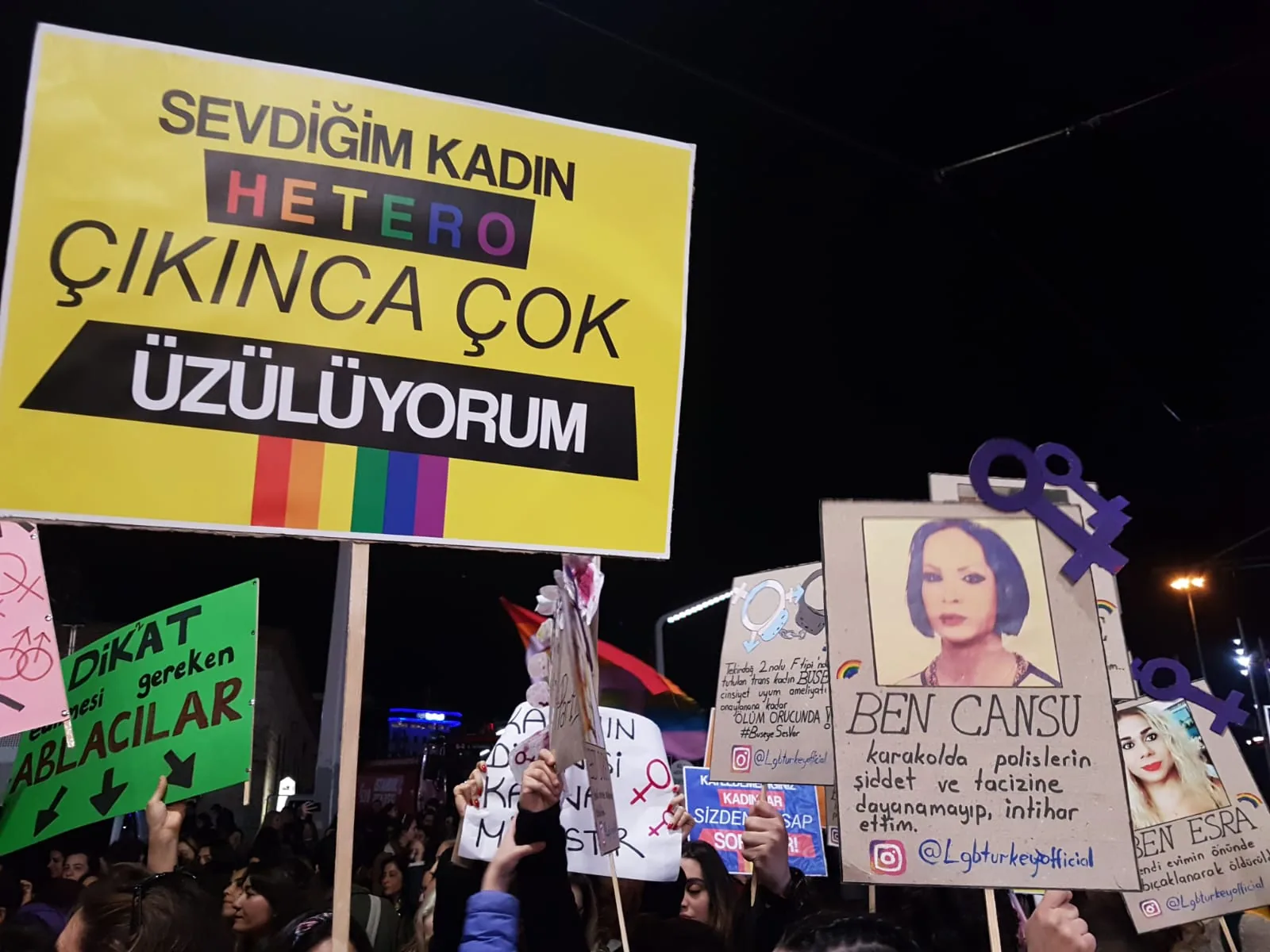 8 Mart Feminist Gece Yürüyüşü / 2019 / Foto: T24