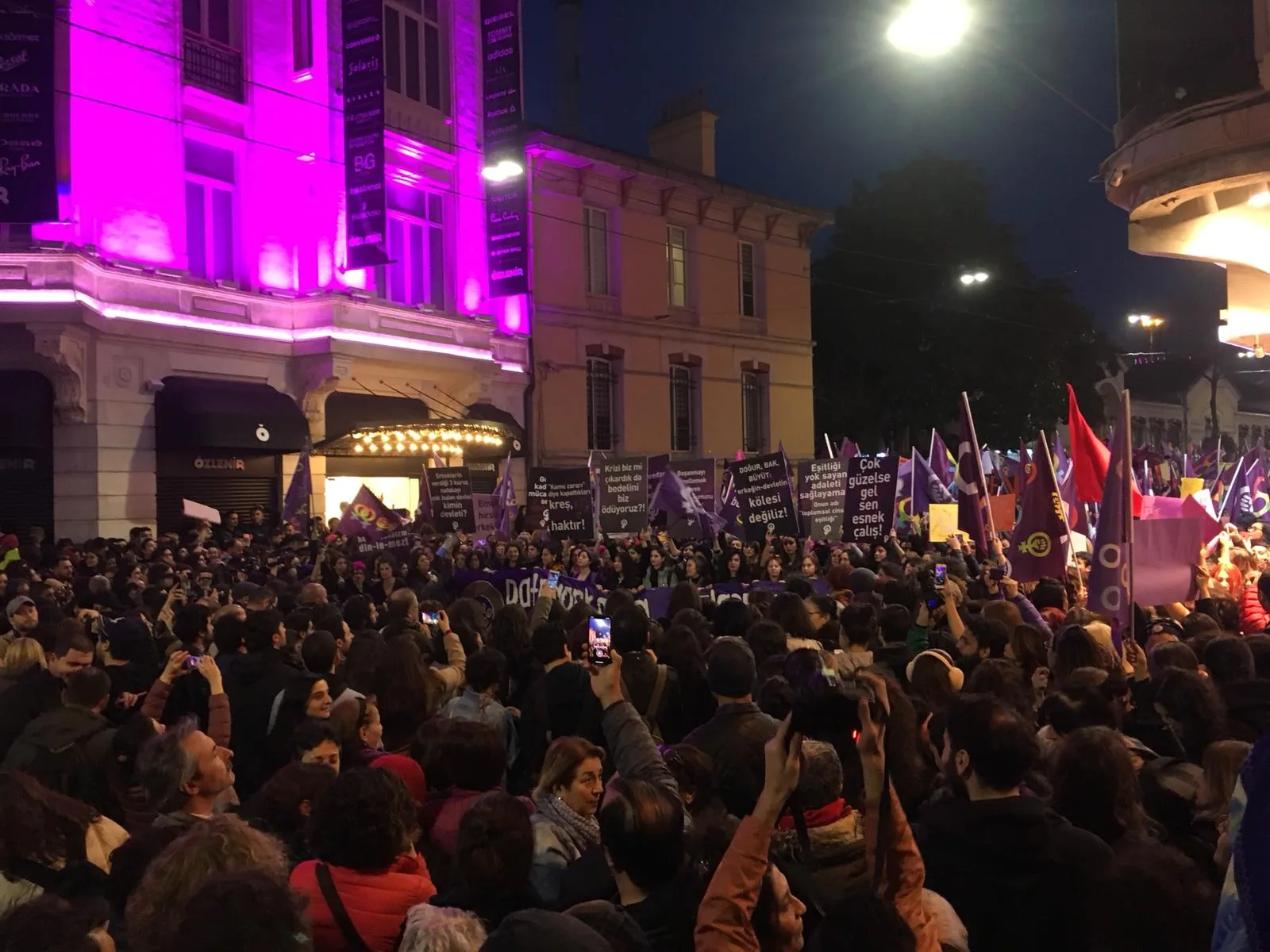 8 Mart Feminist Gece Yürüyüşü / 2019 / Foto: T24