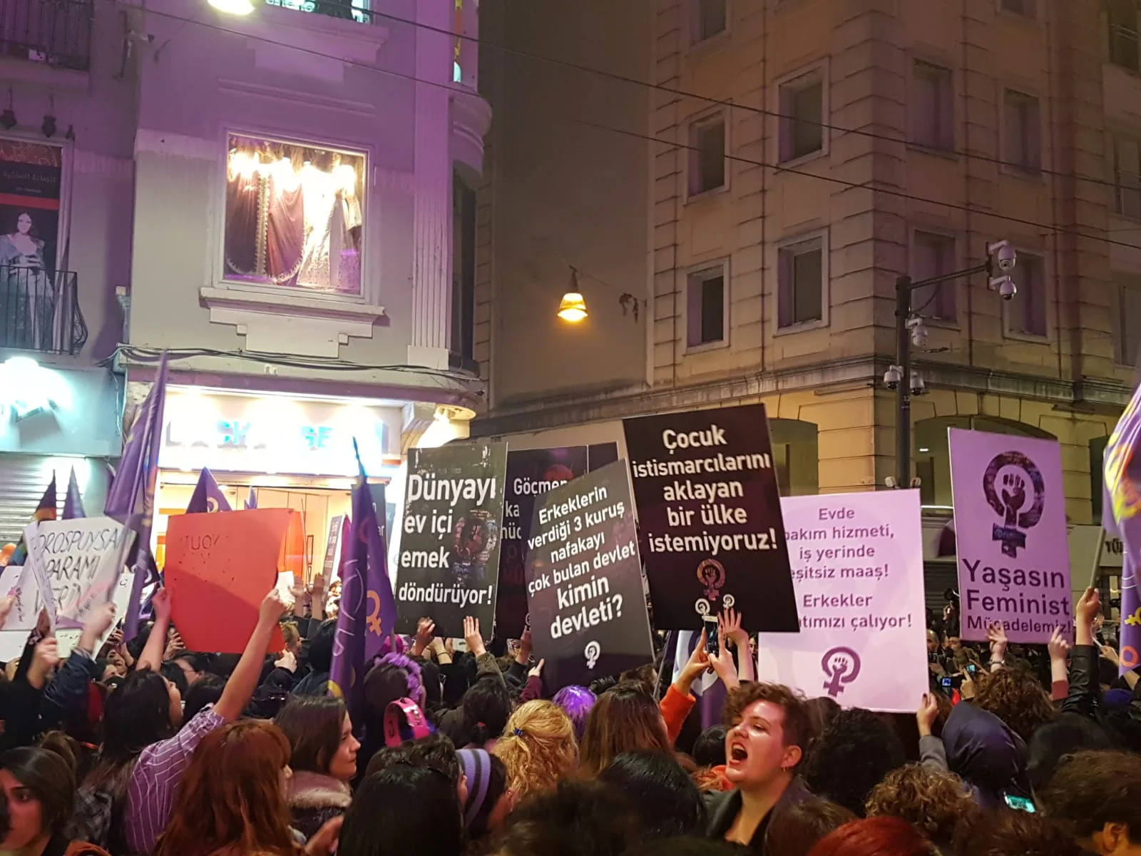 8 Mart Feminist Gece Yürüyüşü / 2019 / Foto: T24