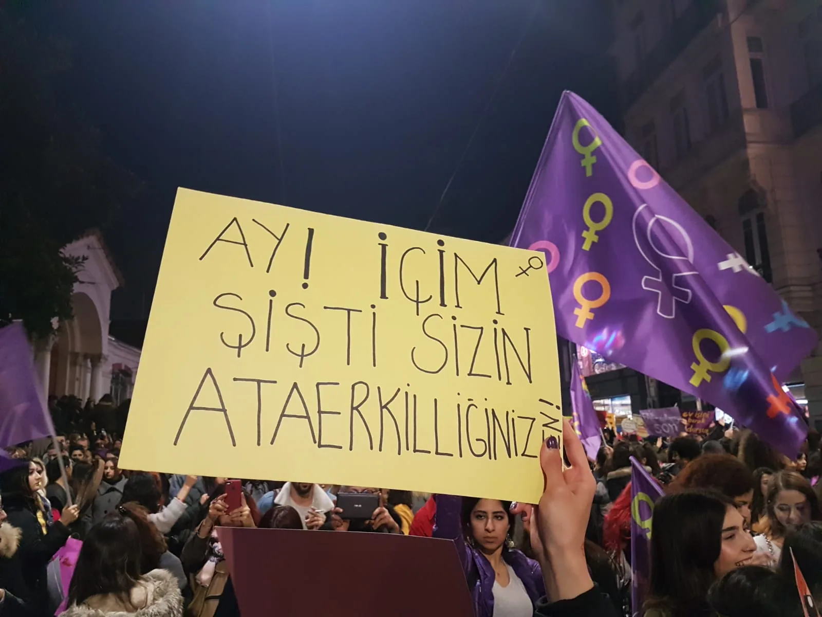 8 Mart Feminist Gece Yürüyüşü / 2019 / Foto: T24
