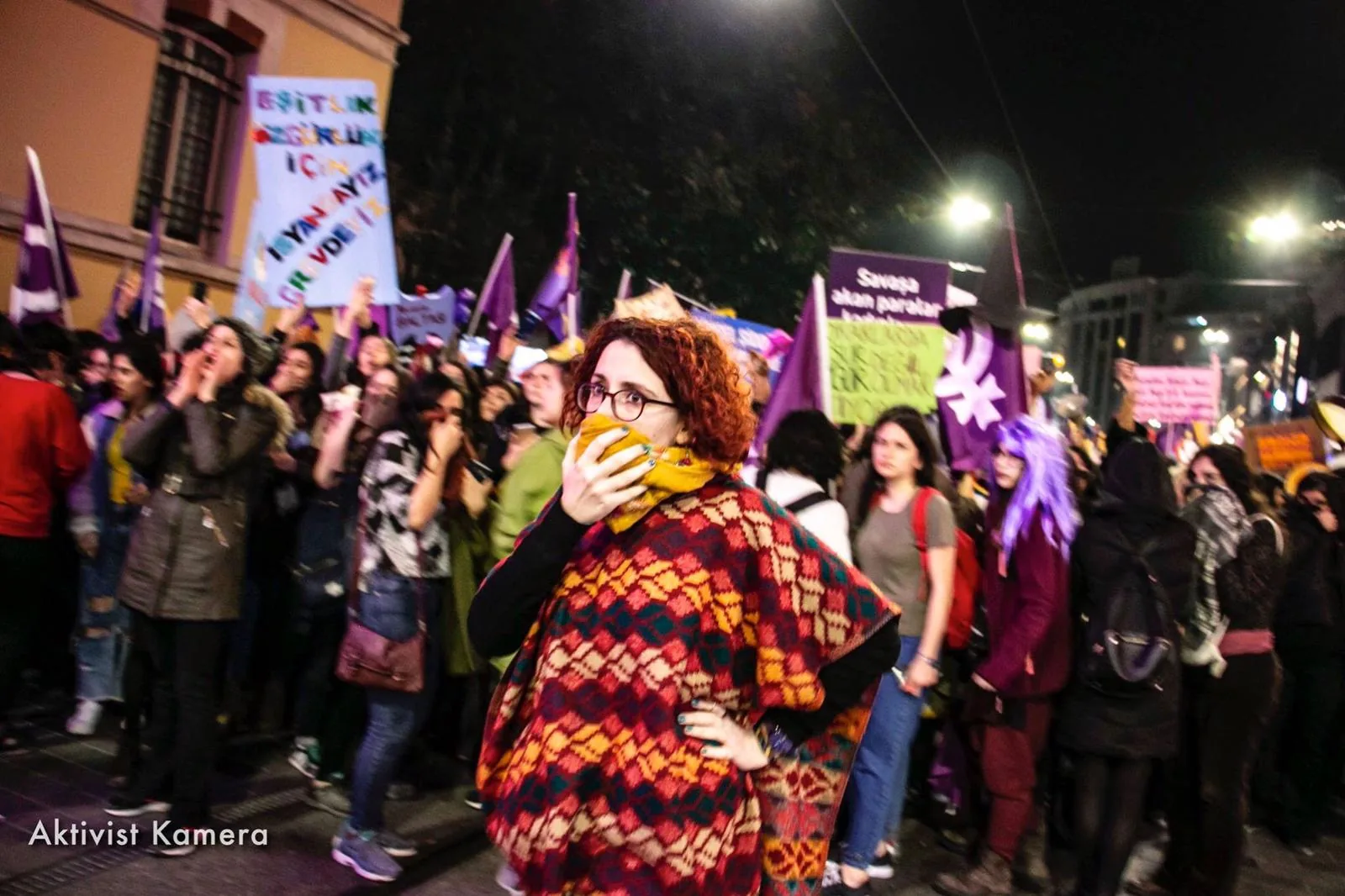 8 Mart Feminist Gece Yürüyüşü / 2019 / Foto: Aktivist Kamera