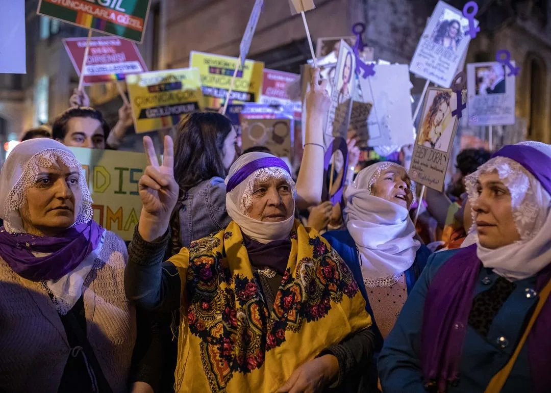 8 Mart Feminist Gece Yürüyüşü / 2019 / Foto: Erhan Demirtaş