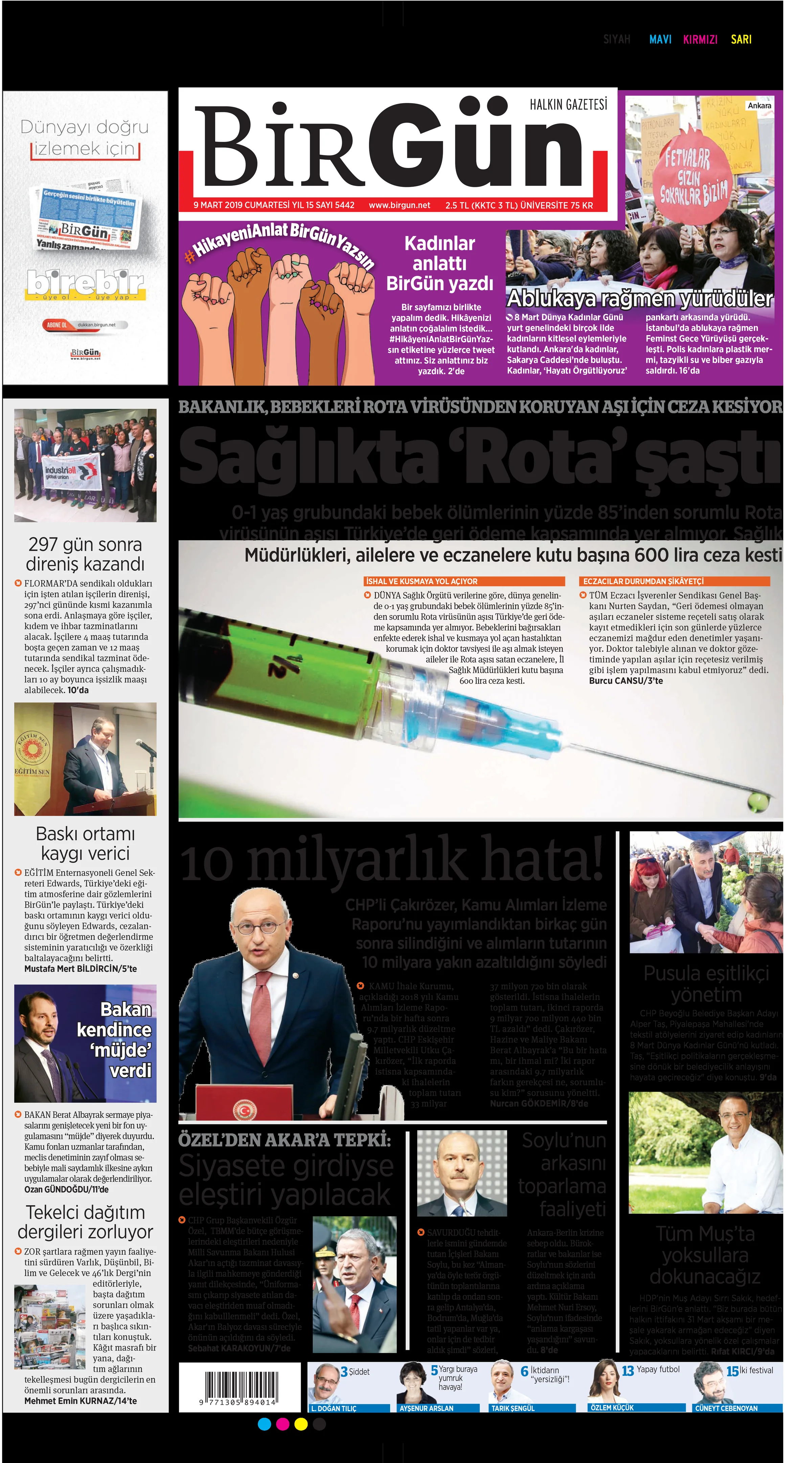 8 Mart Feminist Gece Yürüyüşü / 2019 / BirGün