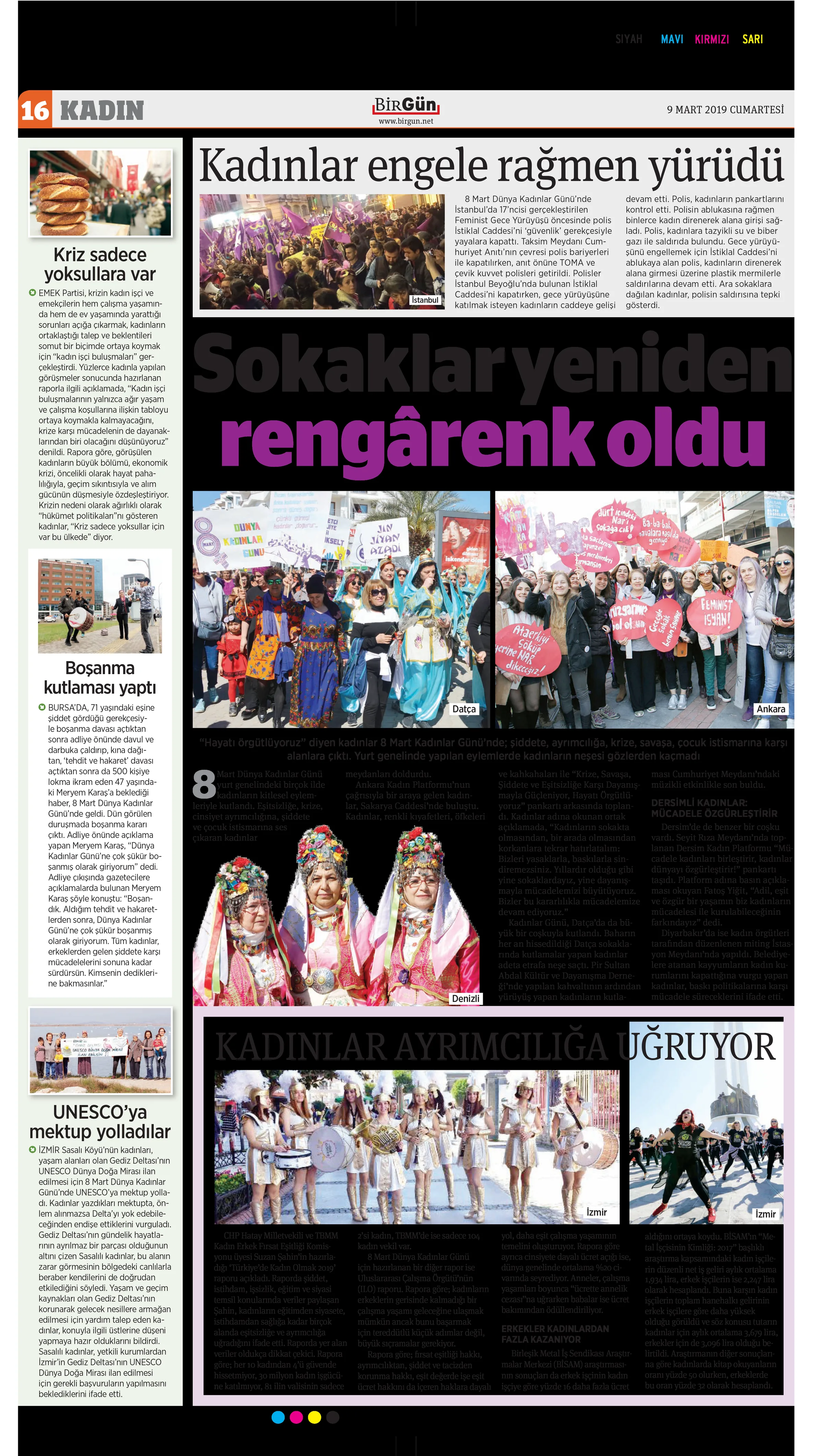 8 Mart Feminist Gece Yürüyüşü / 2019 / BirGün