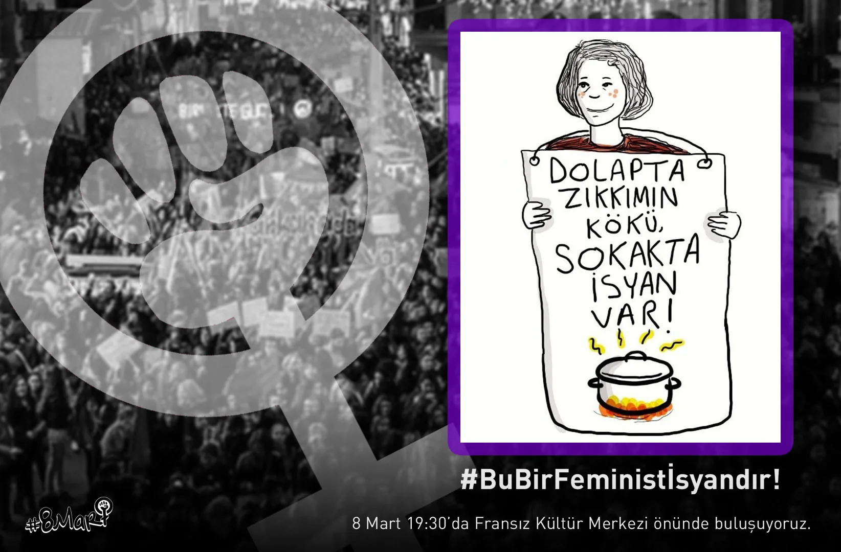 8 Mart Feminist Gece Yürüyüşü / 2019 / Sosyal medya eylemi