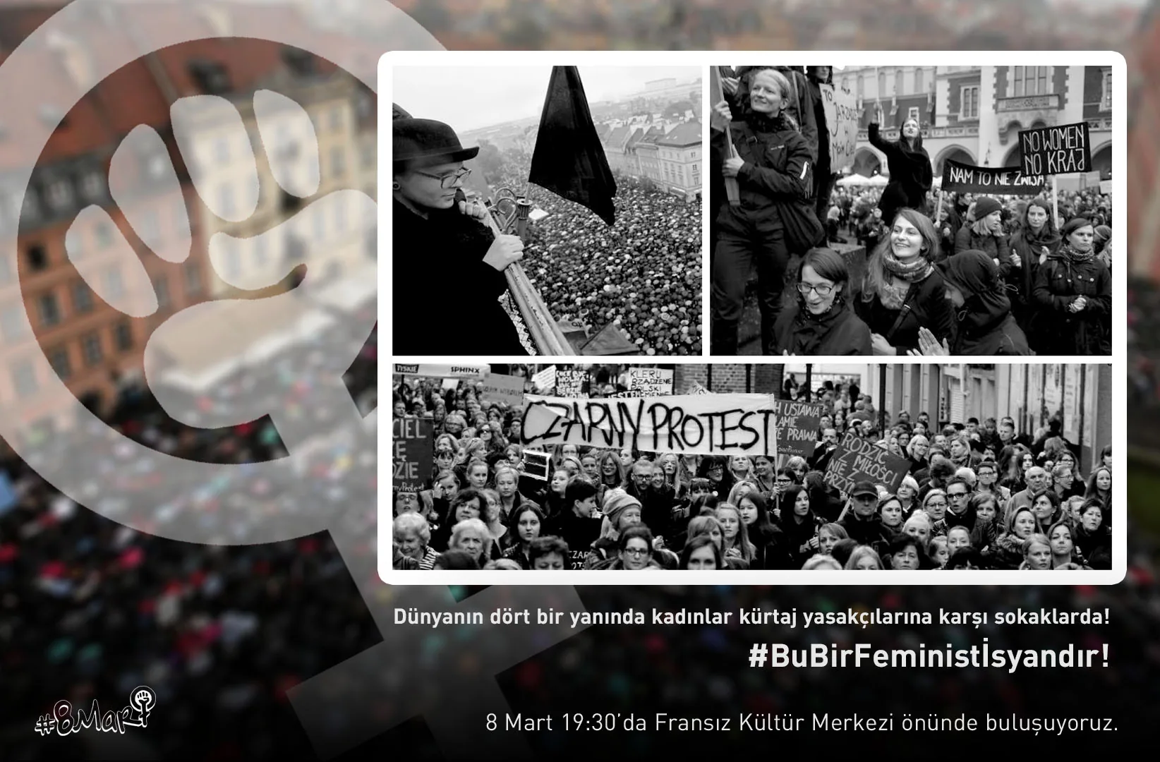 8 Mart Feminist Gece Yürüyüşü / 2019 / Sosyal medya eylemi