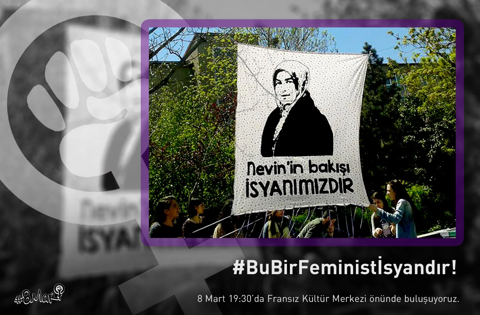 8 Mart Feminist Gece Yürüyüşü / 2019 / Sosyal medya eylemi