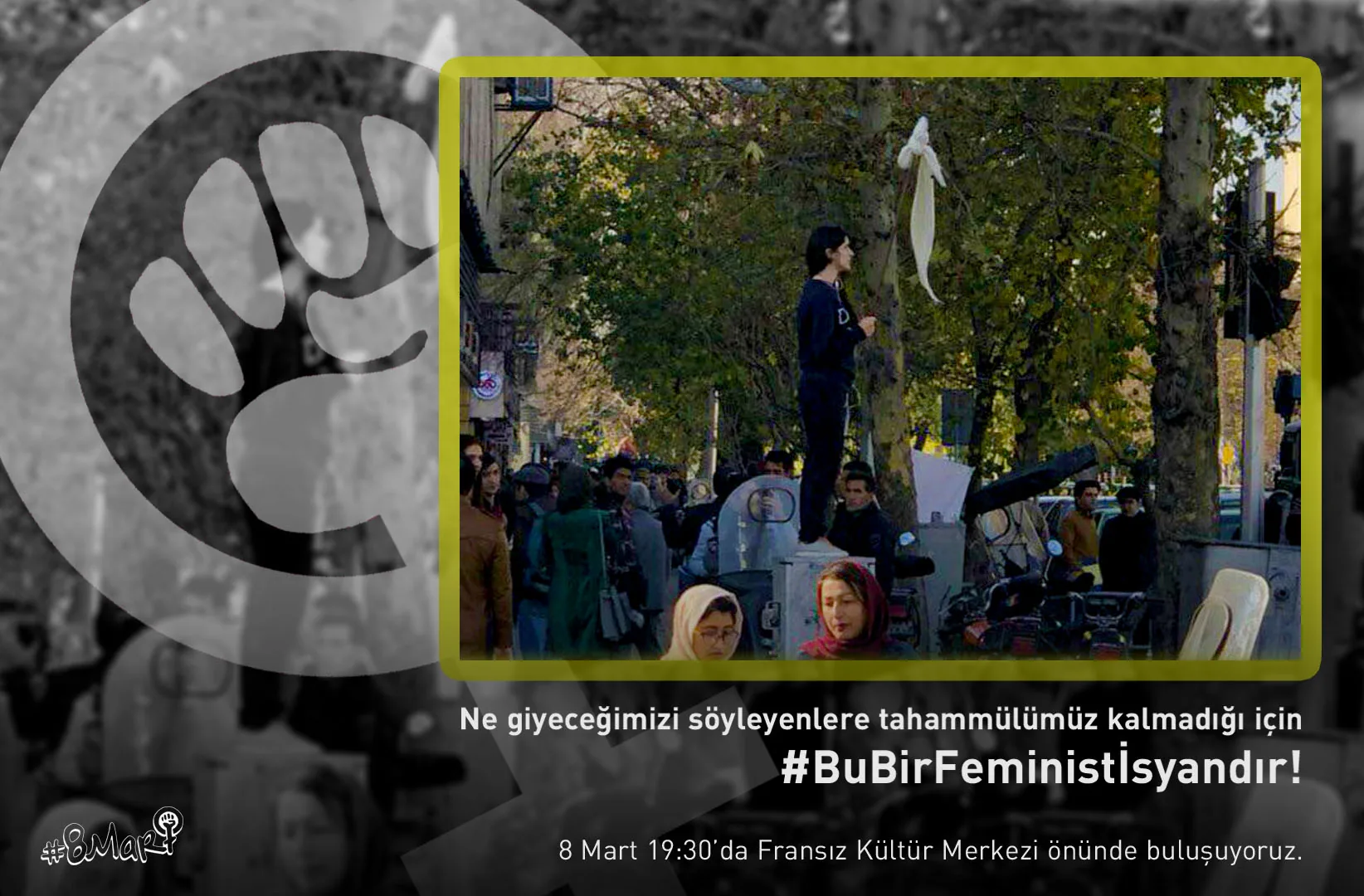 8 Mart Feminist Gece Yürüyüşü / 2019 / Sosyal medya eylemi