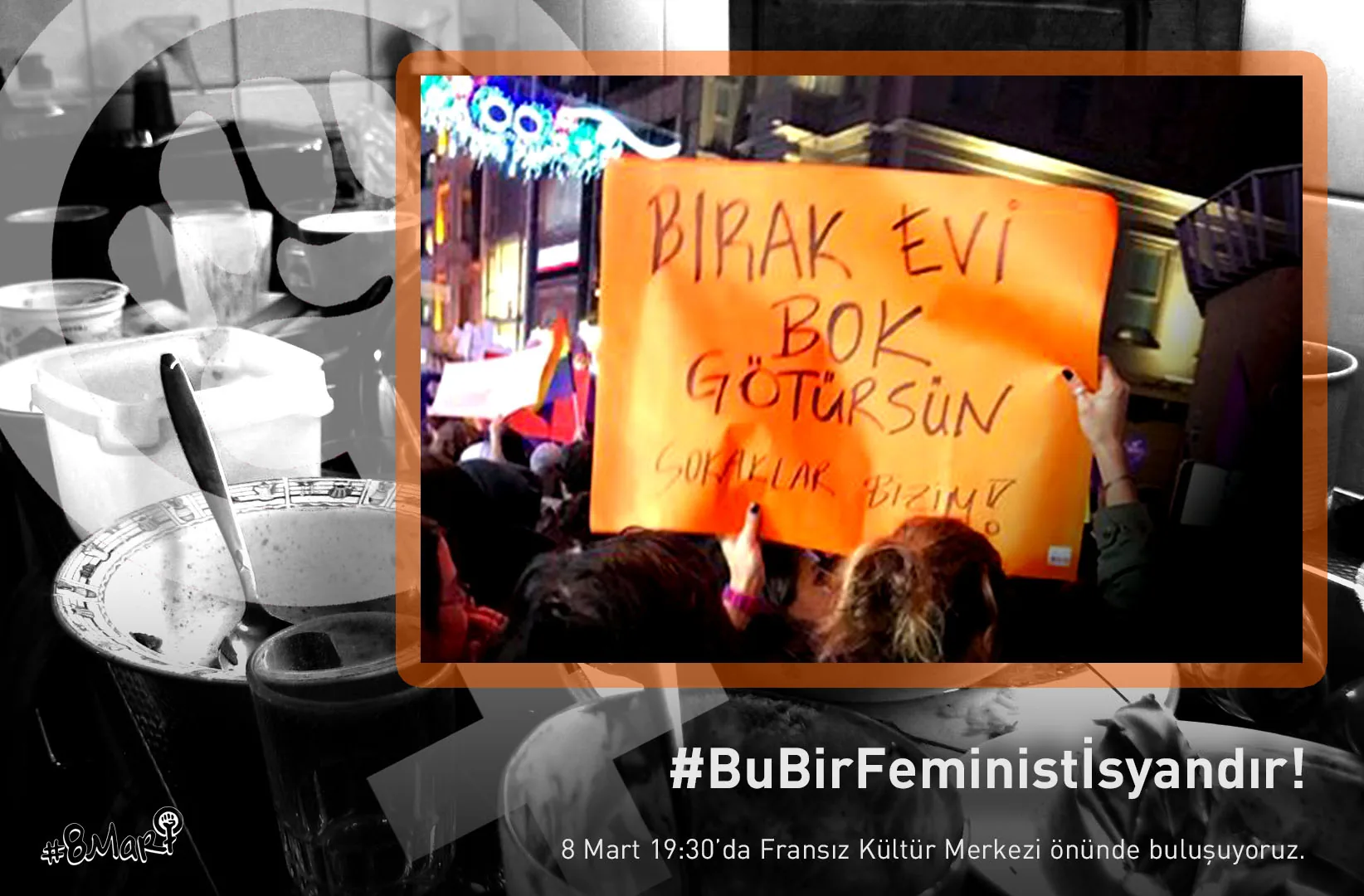 8 Mart Feminist Gece Yürüyüşü / 2019 / Sosyal medya eylemi