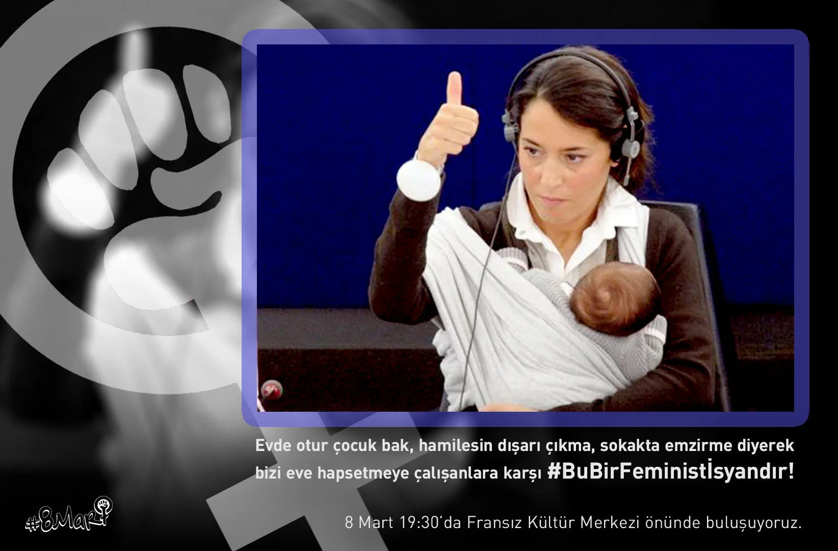8 Mart Feminist Gece Yürüyüşü / 2019 / Sosyal medya eylemi
