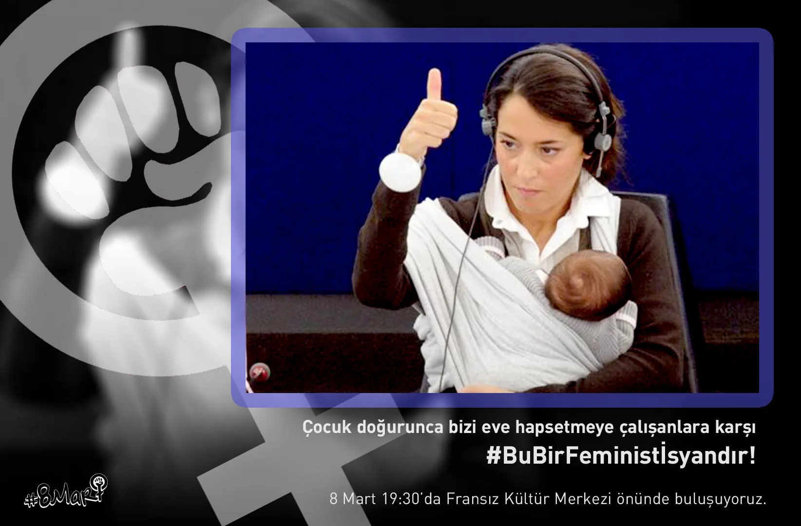 8 Mart Feminist Gece Yürüyüşü / 2019 / Sosyal medya eylemi