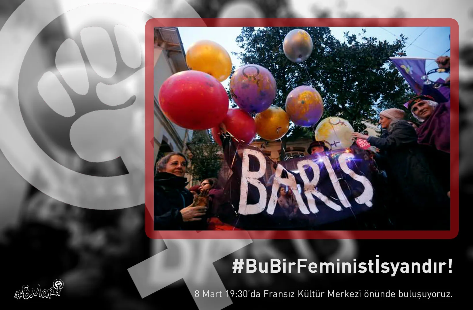 8 Mart Feminist Gece Yürüyüşü / 2019 / Sosyal medya eylemi