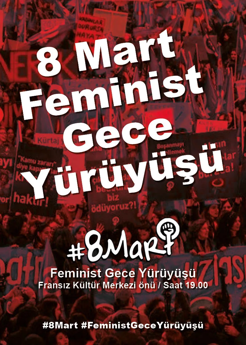8 Mart Feminist Gece Yürüyüşü / 2020 / Afiş