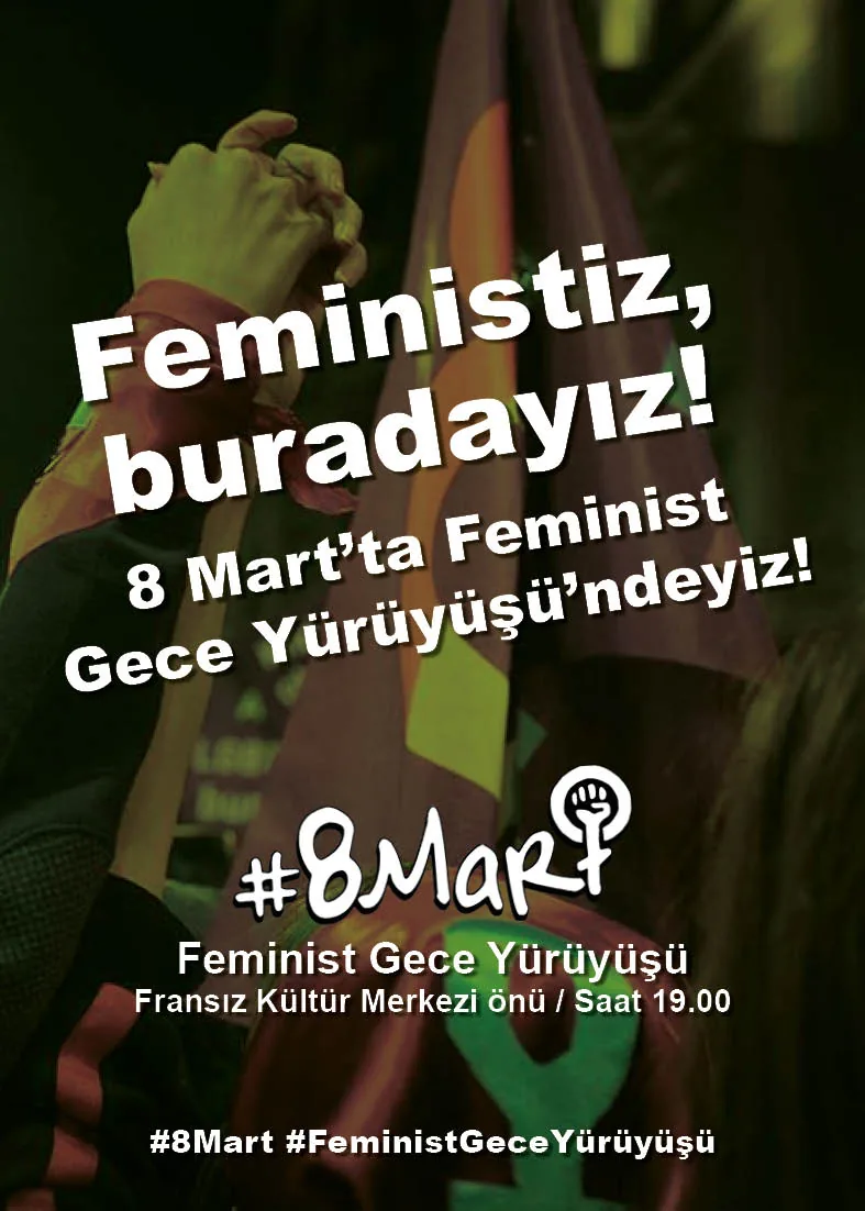 8 Mart Feminist Gece Yürüyüşü / 2020 / Afiş