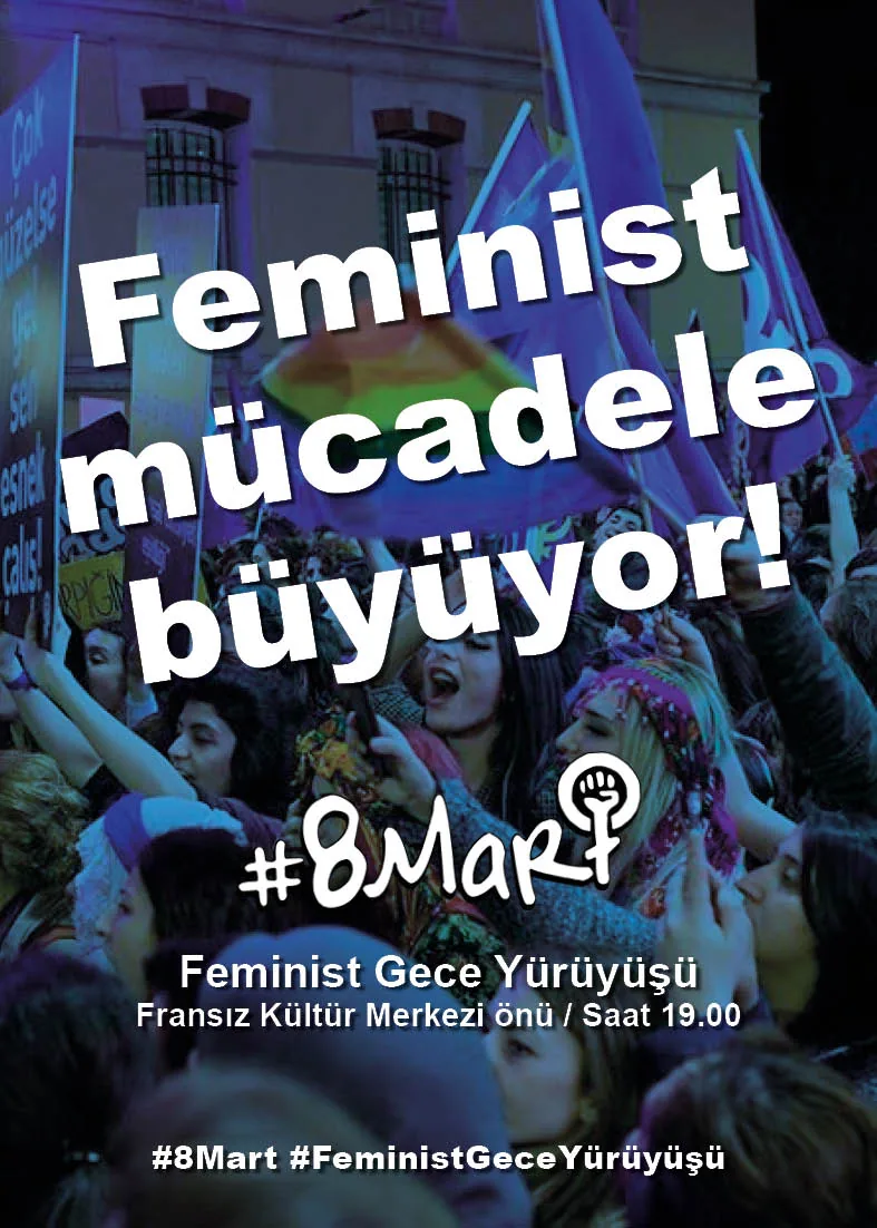 8 Mart Feminist Gece Yürüyüşü / 2020 / Afiş