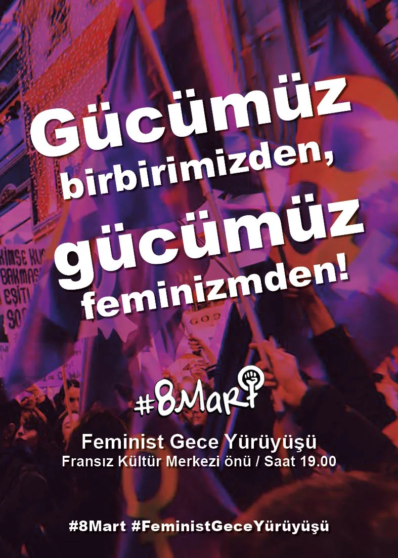 8 Mart Feminist Gece Yürüyüşü / 2020 / Afiş