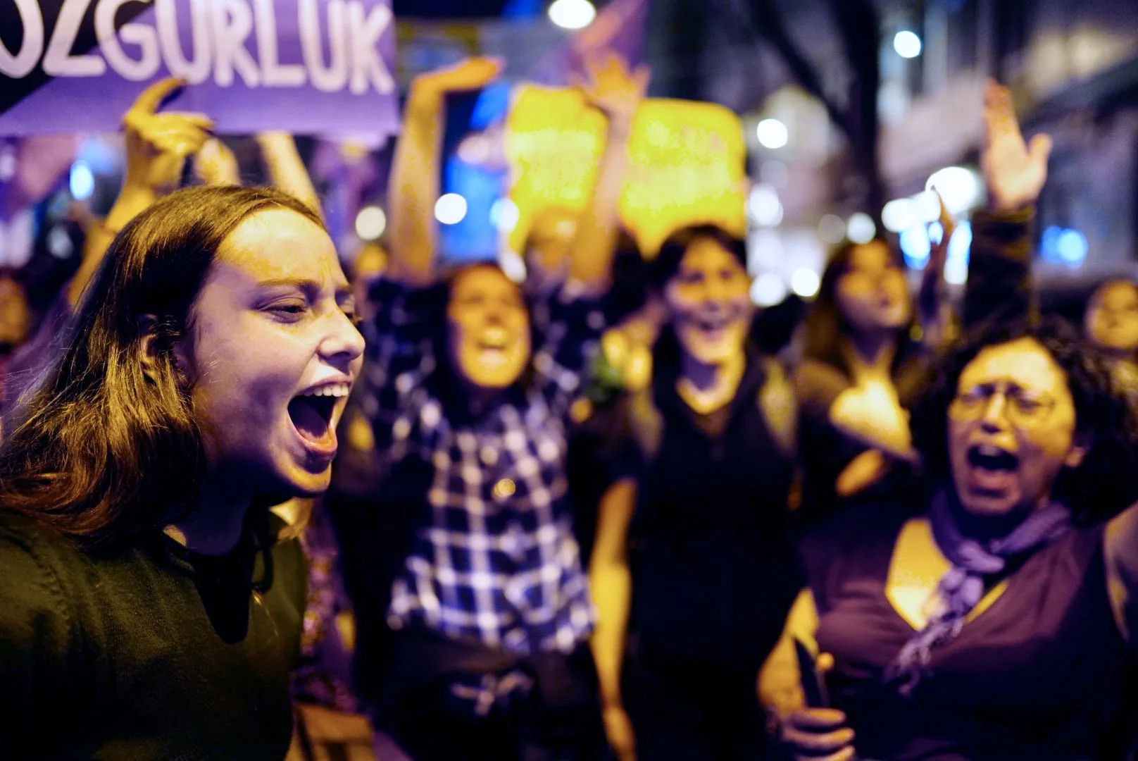 8 Mart Feminist Gece Yürüyüşü / 2020 / Foto: Fatih Pınar